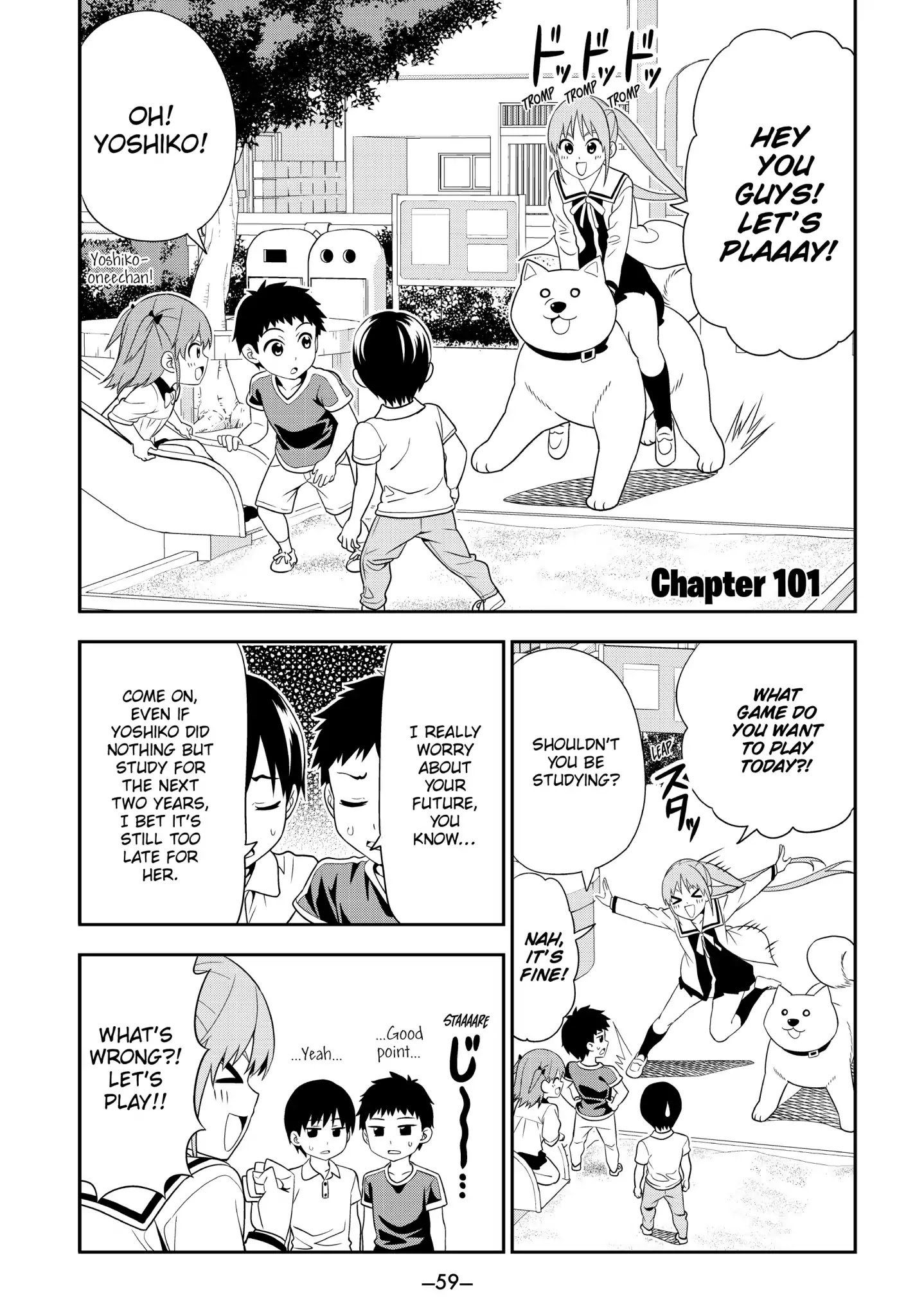 Aho Girl Chapter 101 page 1 - Chapter 101