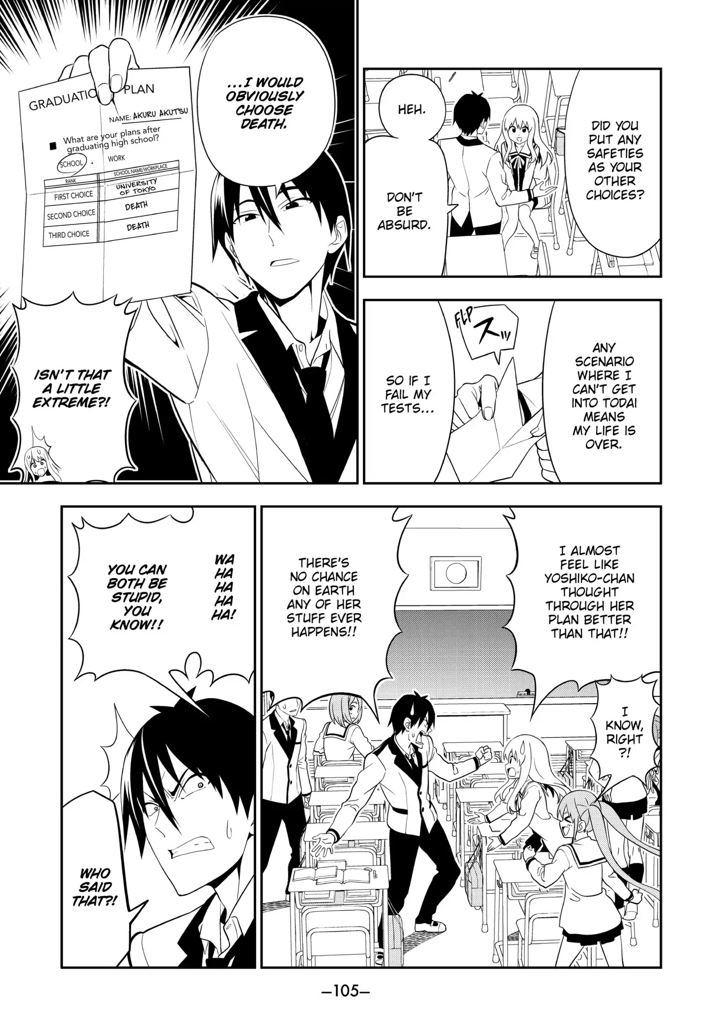 Aho Girl Chapter 103 page 3 - Chapter 103