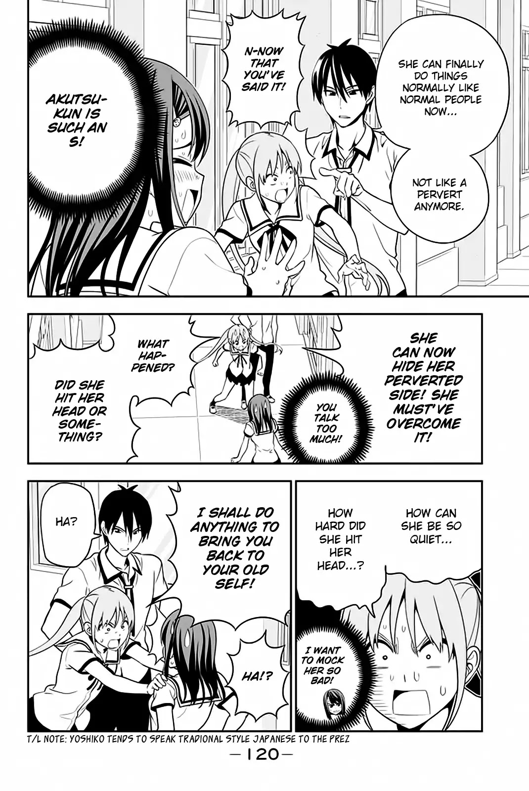 Aho Girl Chapter 111 page 13 - Chapter 111