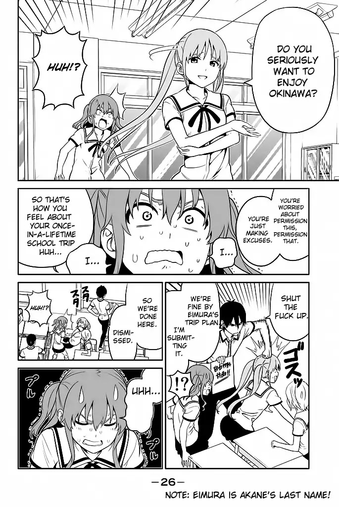 Aho Girl Chapter 119.2 page 8 - Chapter 119.2: School. Trip (2)