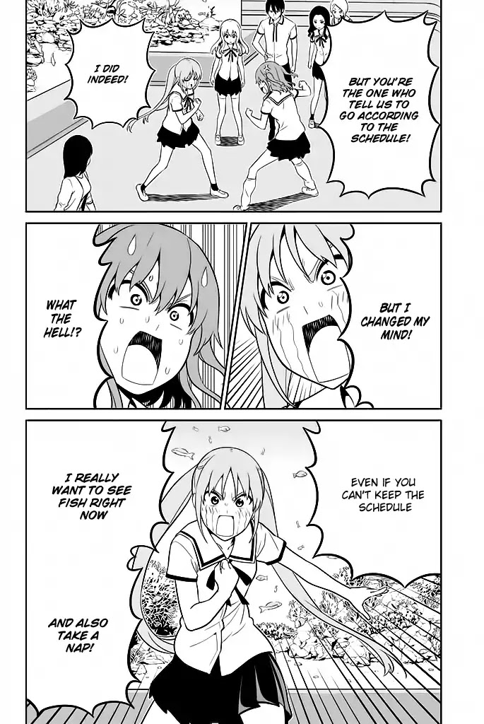 Aho Girl Chapter 119.8 page 15 - Chapter 119.8: School Trip (8)