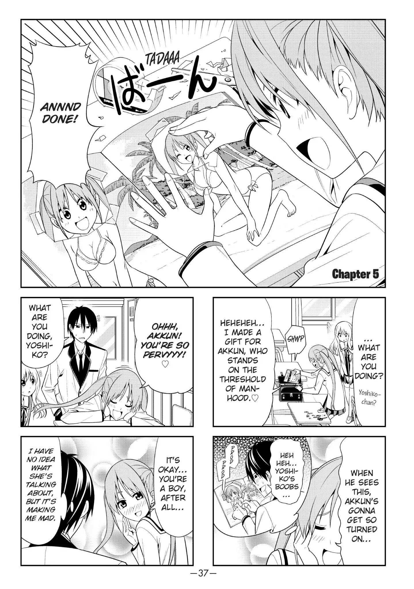Aho Girl Chapter 5 page 1 - Chapter 5