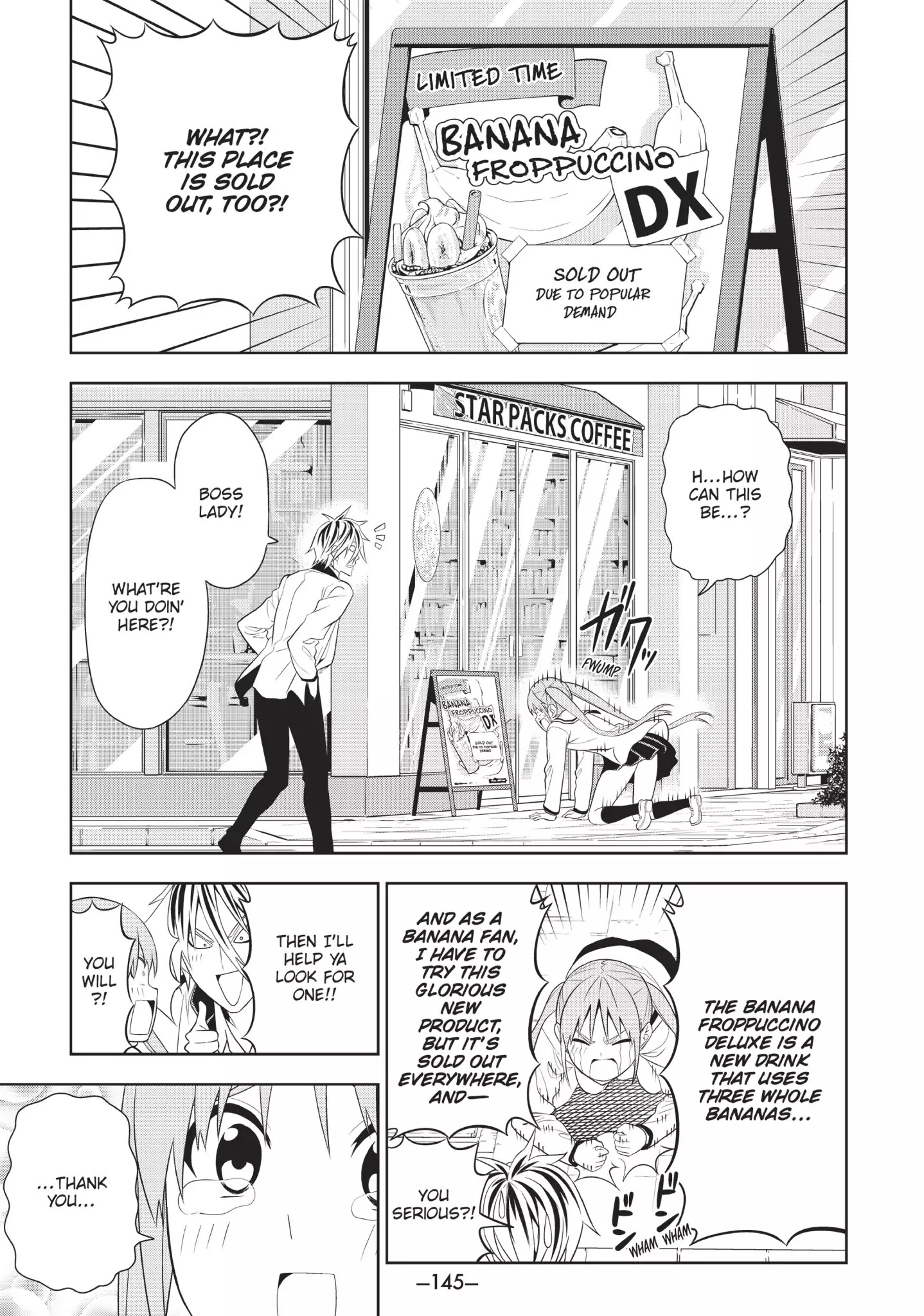 Aho Girl Chapter 71.5 page 1 - Vol.4 Special Edition: Be-Bop Banana Froppuccino Deluxe
