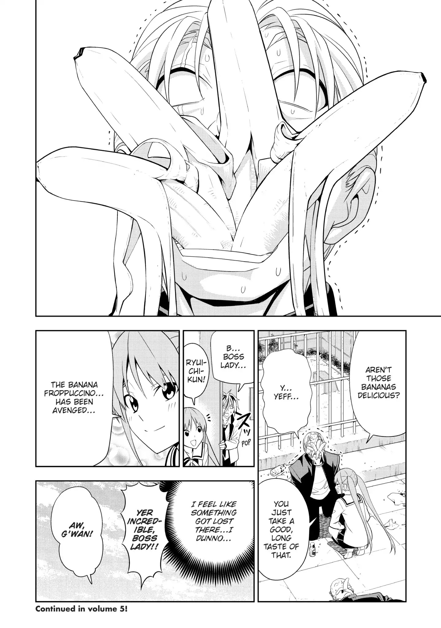 Aho Girl Chapter 71.5 page 12 - Vol.4 Special Edition: Be-Bop Banana Froppuccino Deluxe