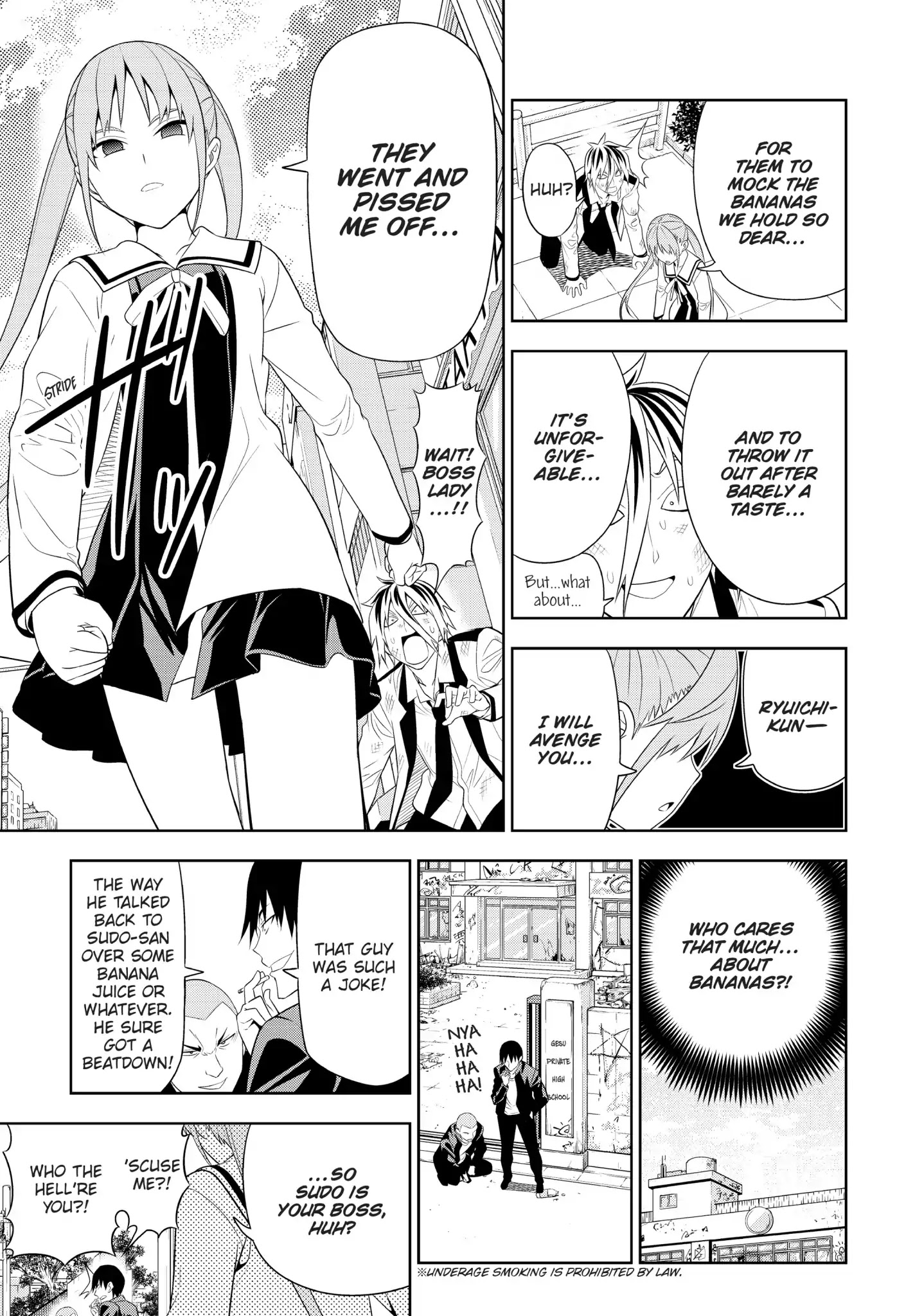 Aho Girl Chapter 71.5 page 5 - Vol.4 Special Edition: Be-Bop Banana Froppuccino Deluxe
