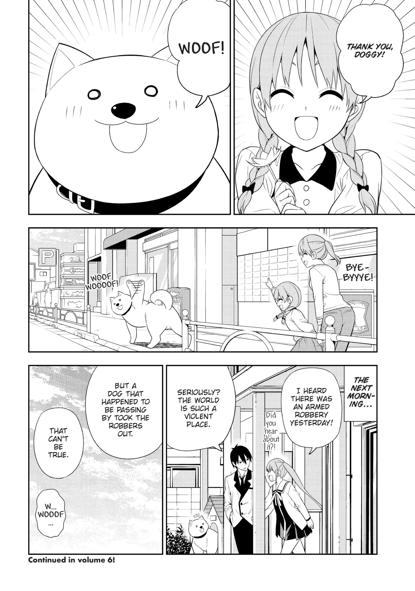 Aho Girl Chapter 85.5 page 10 - Vol.5 Special Edition: A Day in the Life of Dog