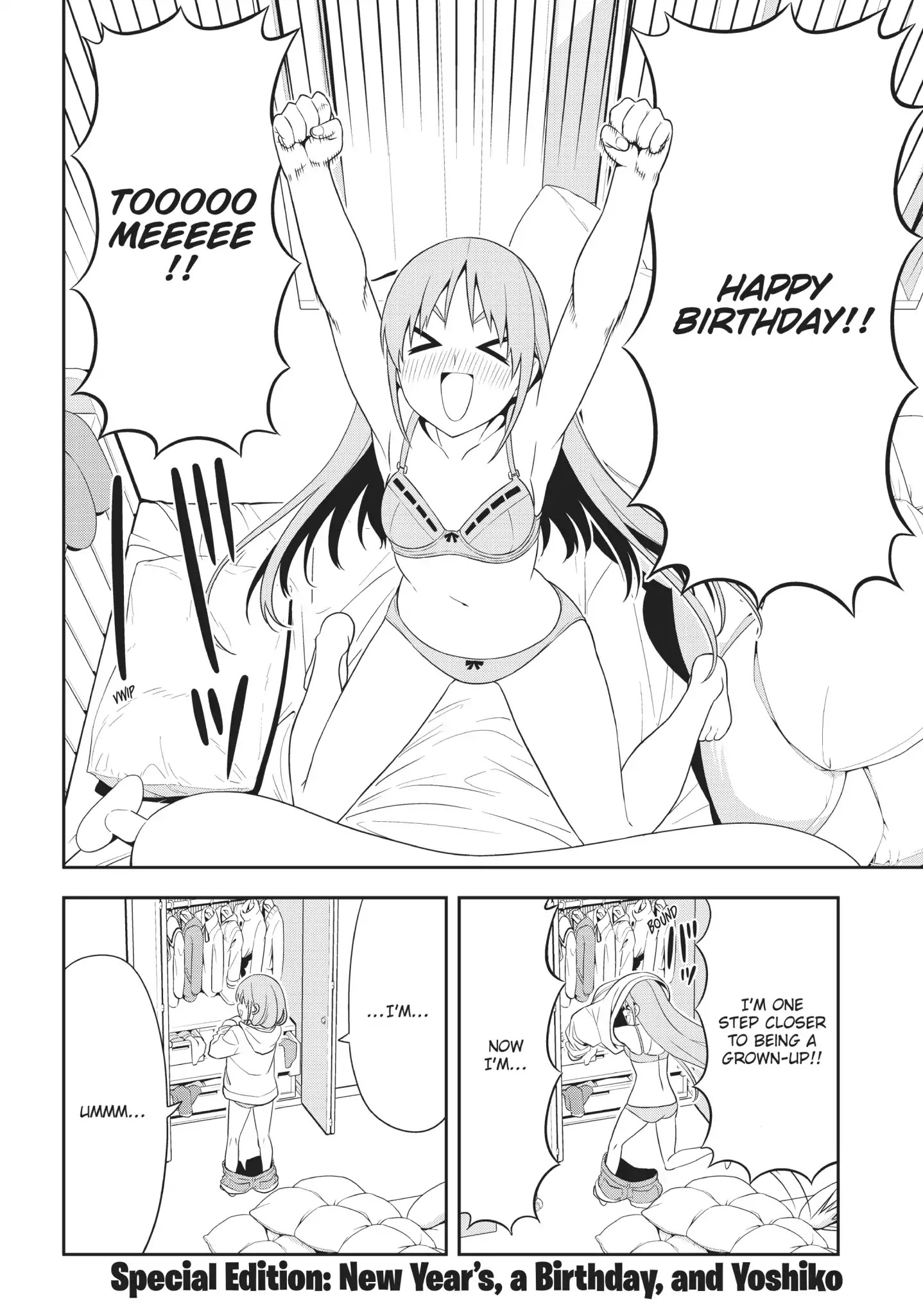 Aho Girl Chapter 94.5 page 2 - Vol.6 Special Edition: New Year's, a Birthday, and Yoshiko
