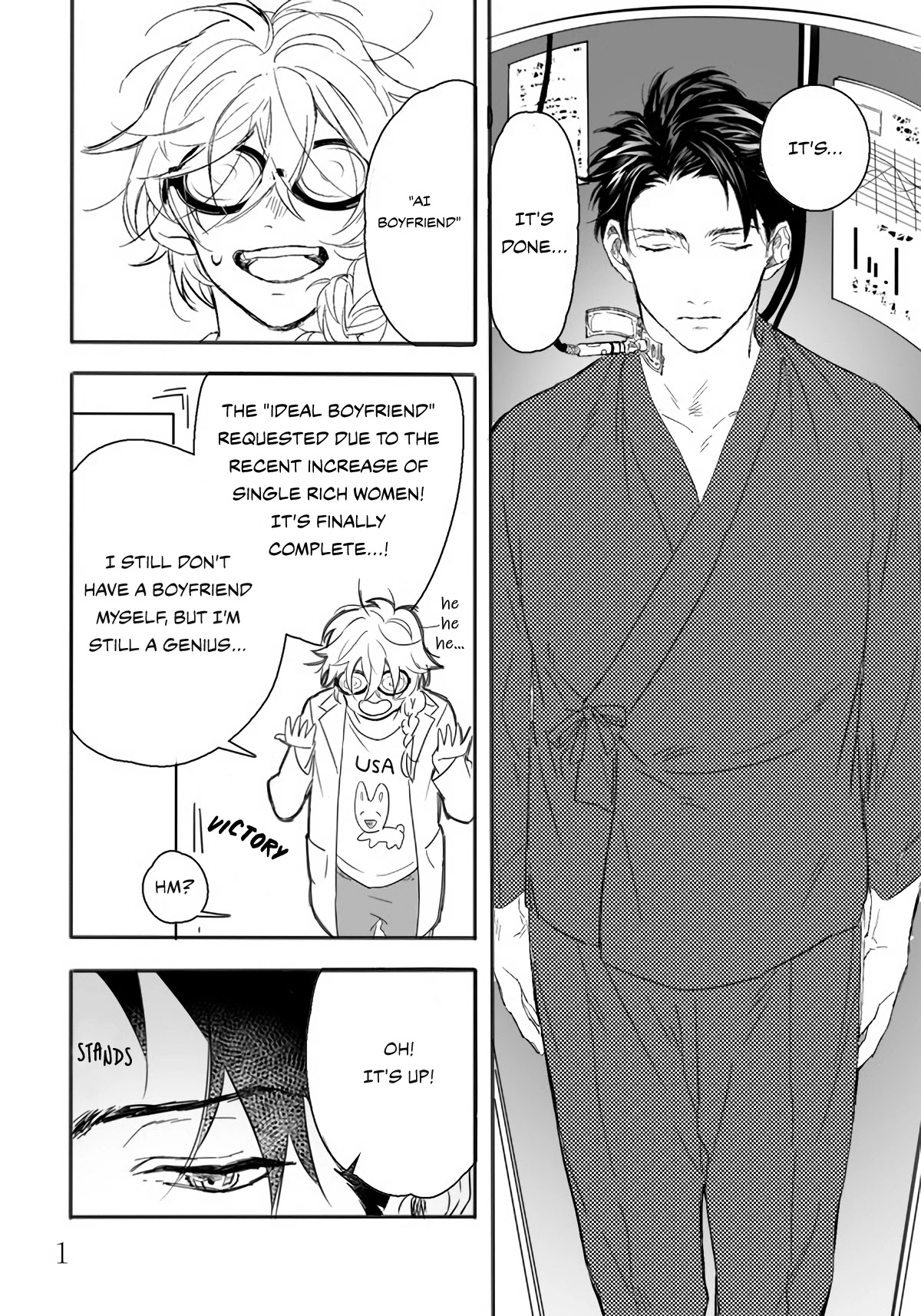 AI boyfriend and Unpopular Doctor Chapter 1 page 2 - Chapter 1