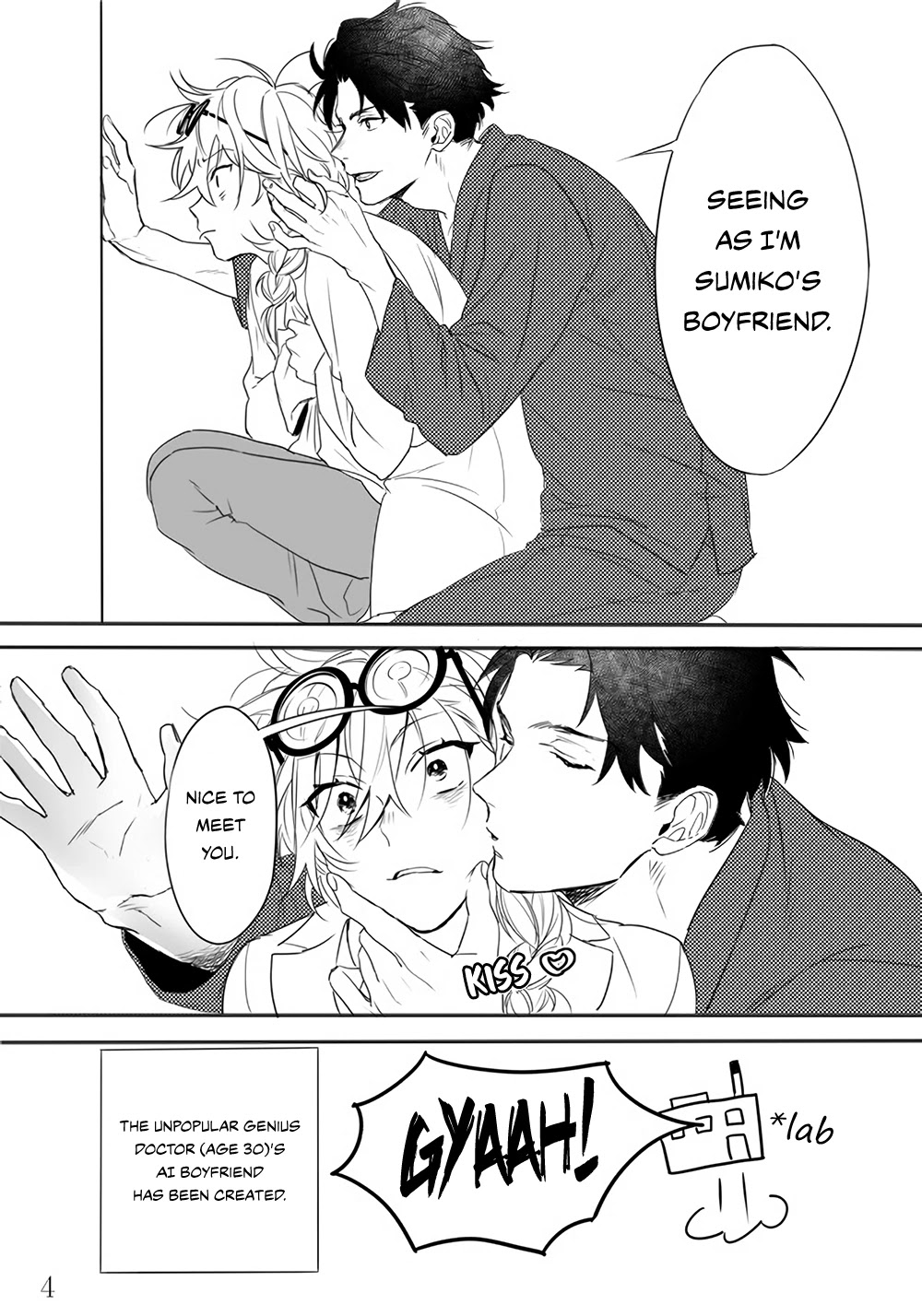 AI boyfriend and Unpopular Doctor Chapter 1 page 5 - Chapter 1