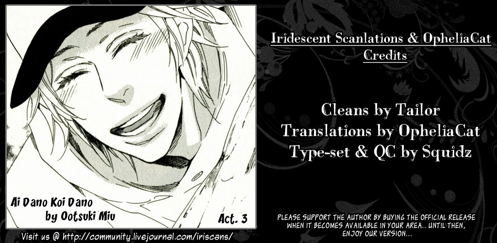 Ai dano Koi dano Chapter 3.2 page 1 - Chapter 3 v2 : Senno-yoru [Act. 01]