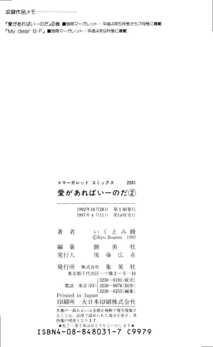 Ai ga Areba Ii Noda Chapter 8 page 63 - Chapter 8 : My Dear BF (One Shot)