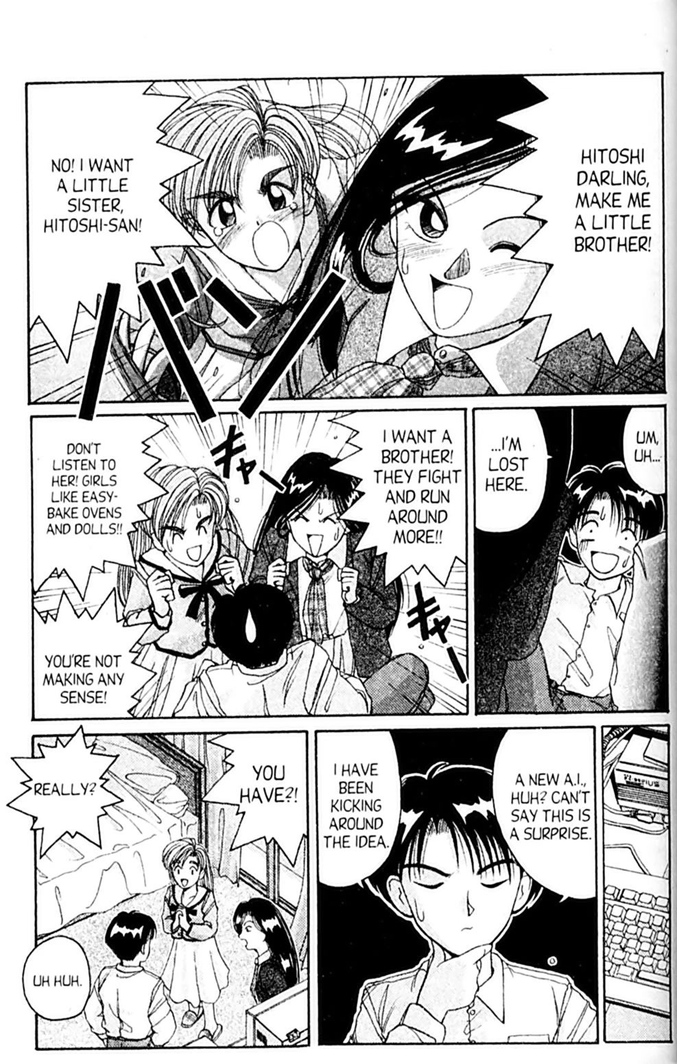 Ai Ga Tomaranai! Chapter 26 page 7 - Chapter 26: The Third Man?!