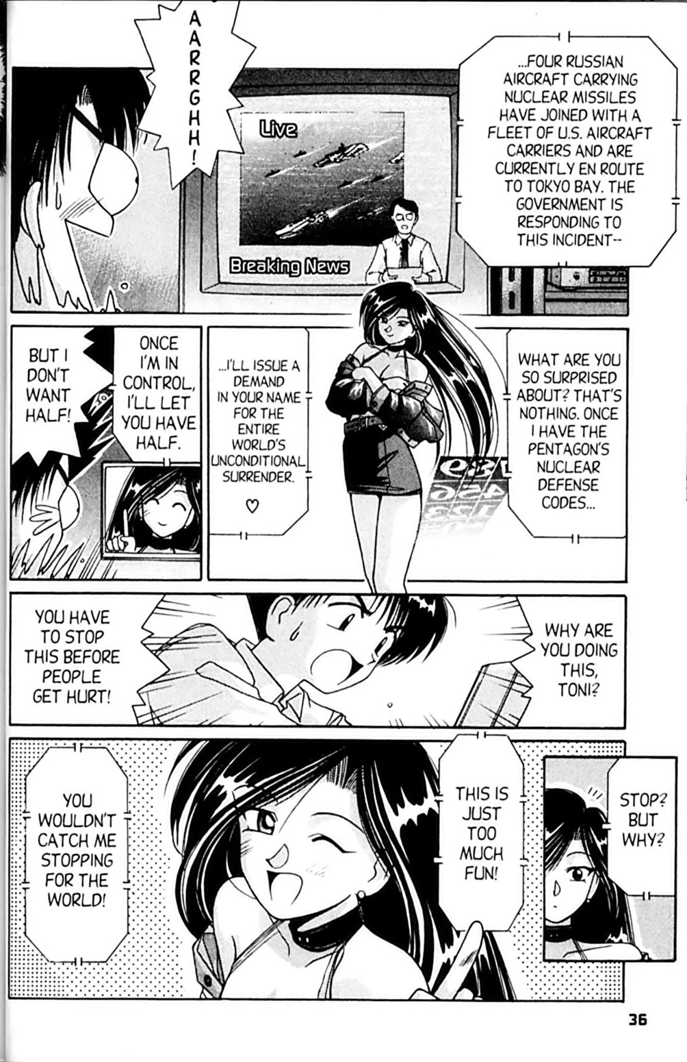 Ai Ga Tomaranai! Chapter 49 page 38 - Chapter 49: I Love Toni!