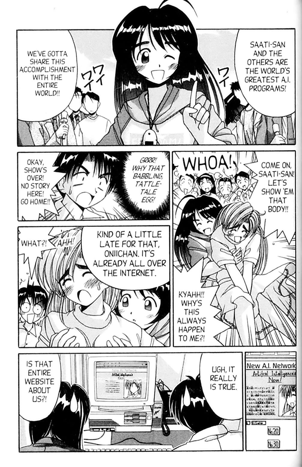 Ai Ga Tomaranai! Chapter 53 page 4 - Chapter 53: Reality Transformation Panic