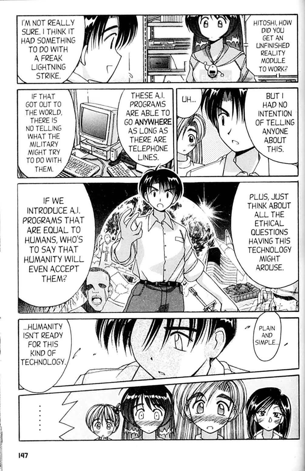 Ai Ga Tomaranai! Chapter 53 page 6 - Chapter 53: Reality Transformation Panic