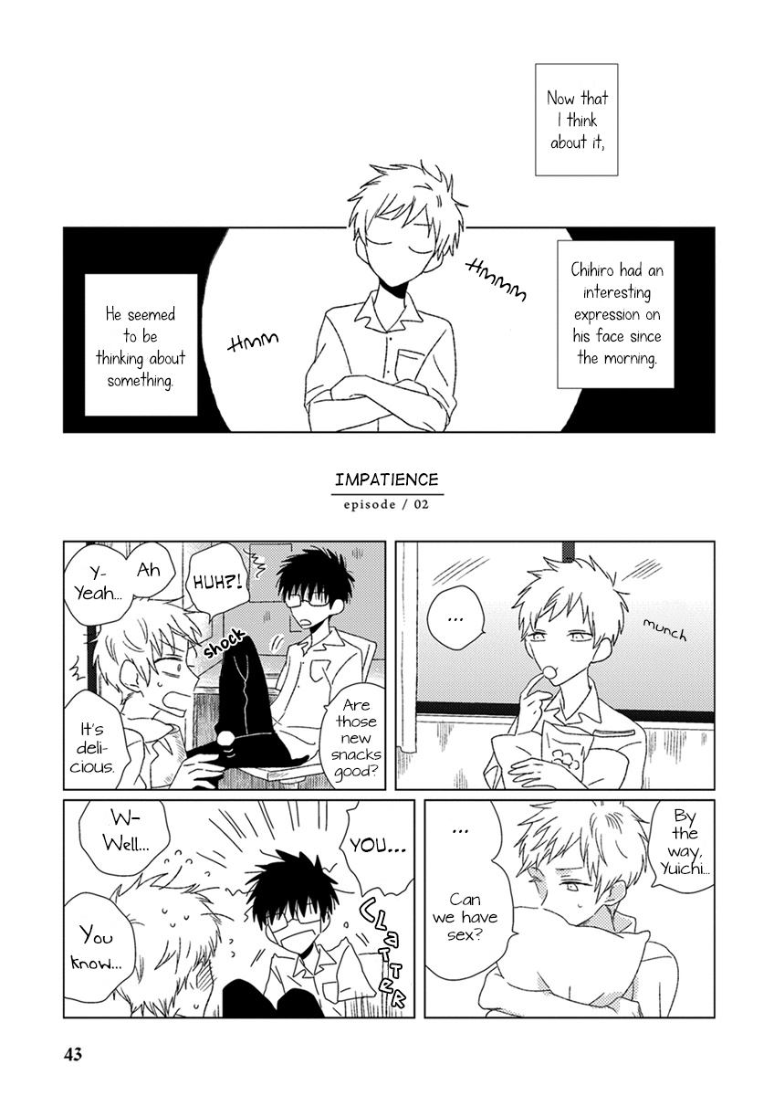 Ai no Jikken Chapter 2 page 2 - Chapter 2: Impatience