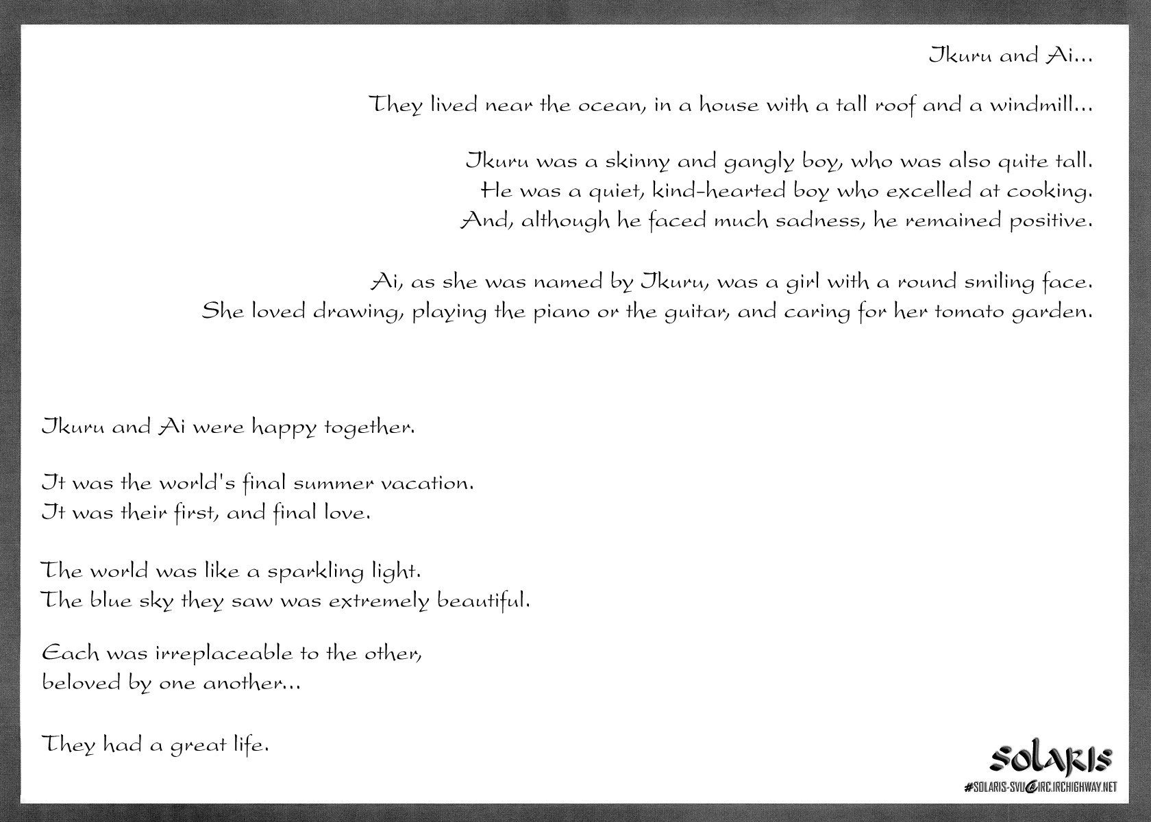 Ai-Ren Chapter 35.5 page 3 - Chapter 35.5: Snowy Landscape ~Humanity's Hometown~
