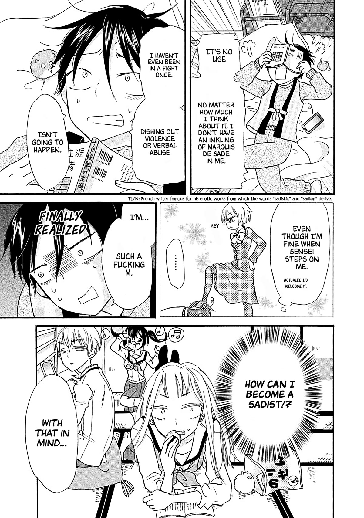 Ai-Sensei wa Wakaranai Chapter 11 page 5 - Chapter 11: I Don't Understand Sensei's M Side