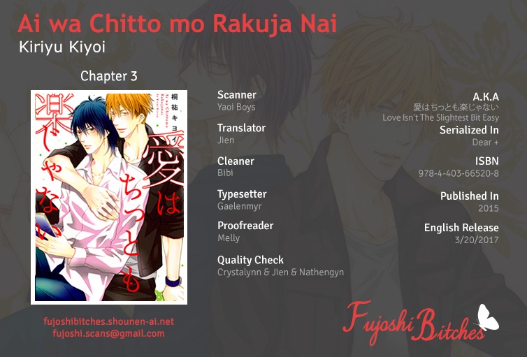 Ai wa Chitto mo Rakuja Nai Chapter 3 page 1 - Chapter 3