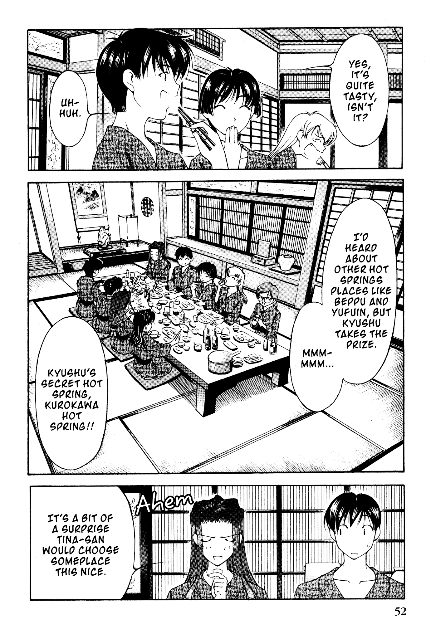 Ai Yori Aoshi Chapter 105 page 4 - Chapter 105: Hitou - Secret Hot Spring