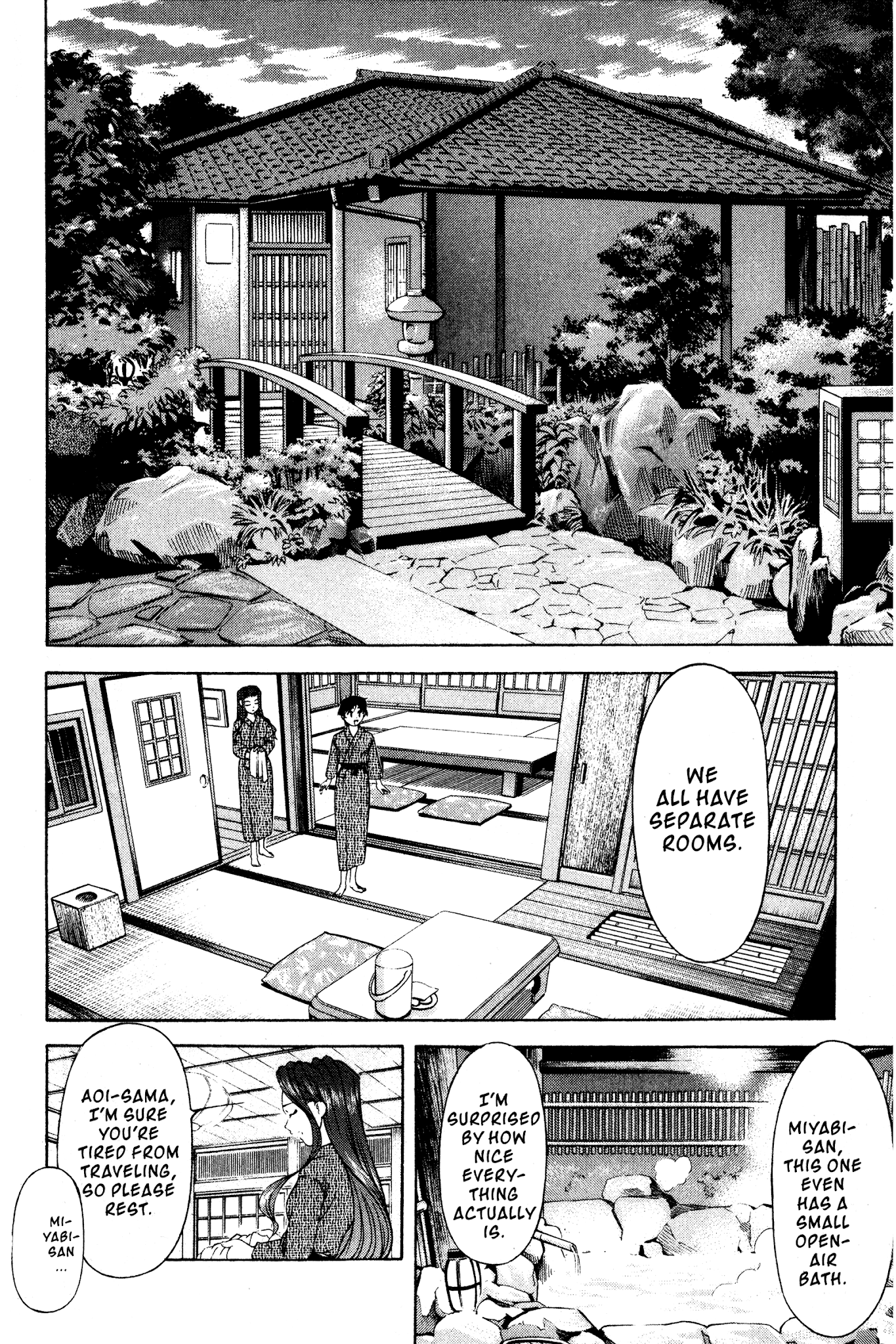 Ai Yori Aoshi Chapter 105 page 6 - Chapter 105: Hitou - Secret Hot Spring