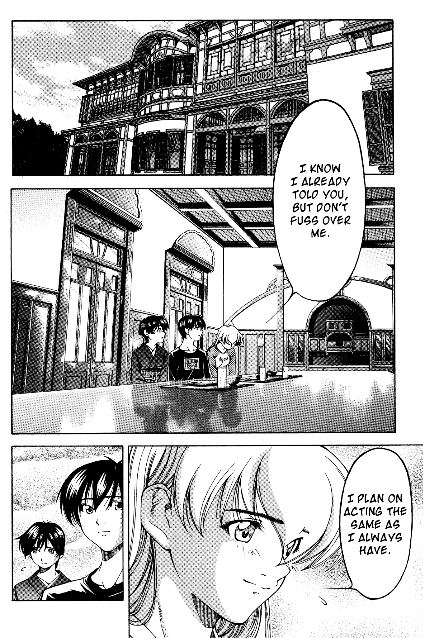 Ai Yori Aoshi Chapter 120 page 14 - Chapter 120: Sansha - Third Wheel