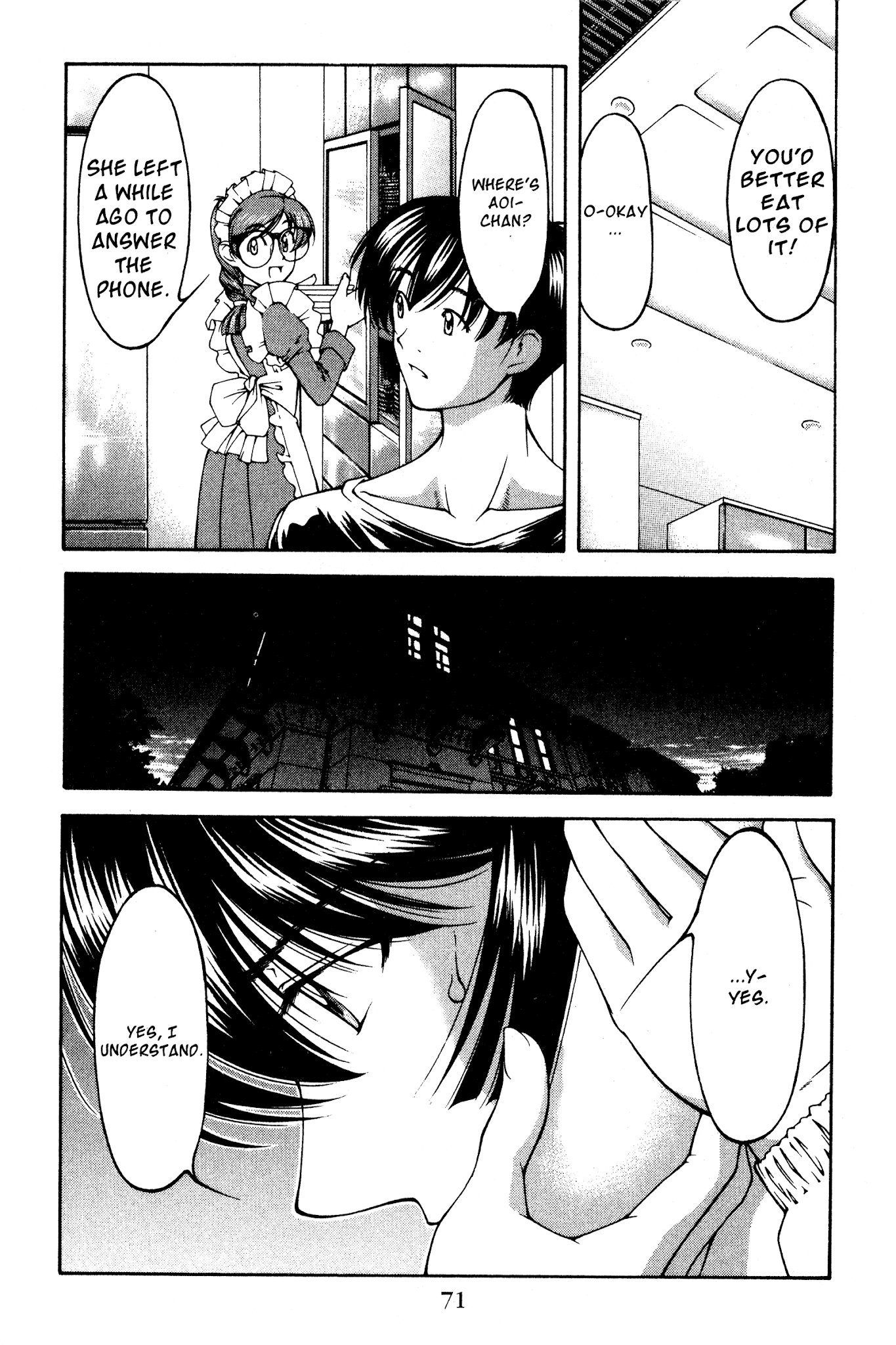 Ai Yori Aoshi Chapter 122 page 5 - Chapter 122: Kyuukoku - Urgent Notice