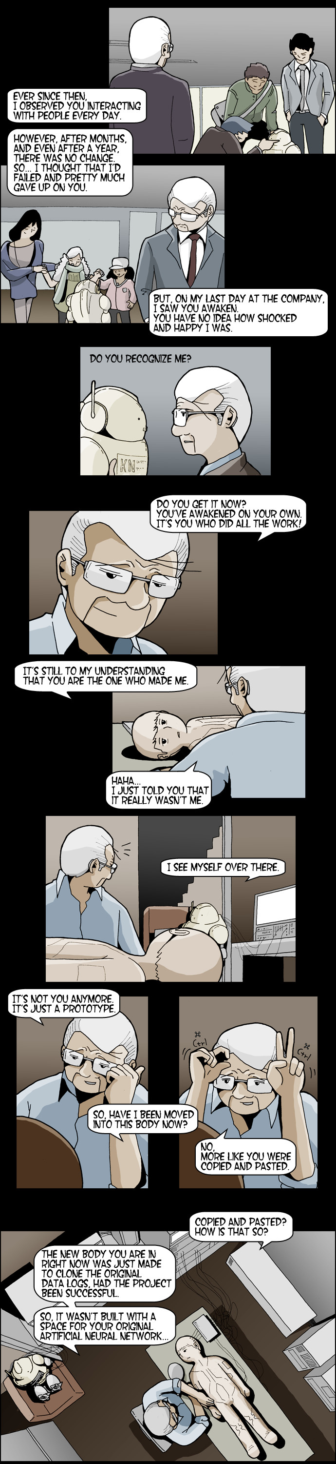 Aidie Chapter 5.2 page 5 - Chapter 5 v2 : I Am a Copy