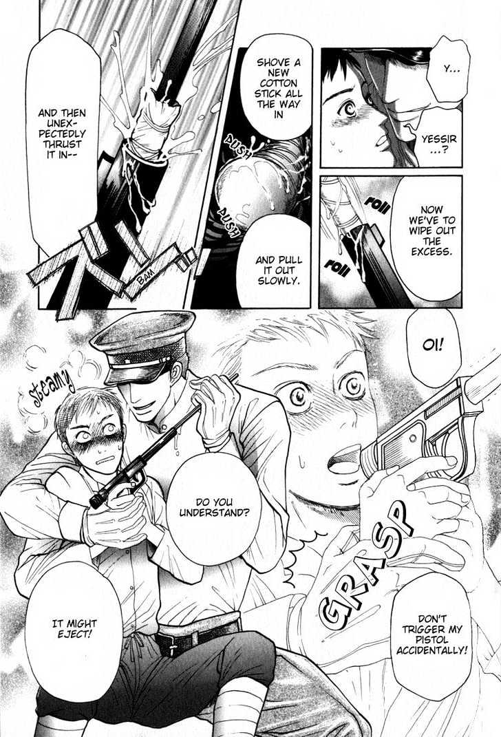 Aigan Shounen Chapter 5 page 35 - Chapter 5 : Burning Love Sakura & Fallen Army Dog: Moment of Encounter