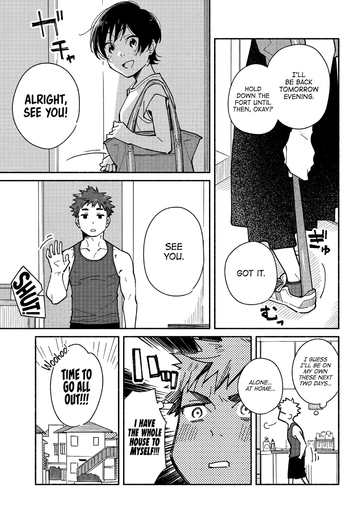 Aikagi-kun to Shiawase Gohan Chapter 10.1 page 1 - Chapter 10.1: A Special Curry for a Lonely Boy (Part One)