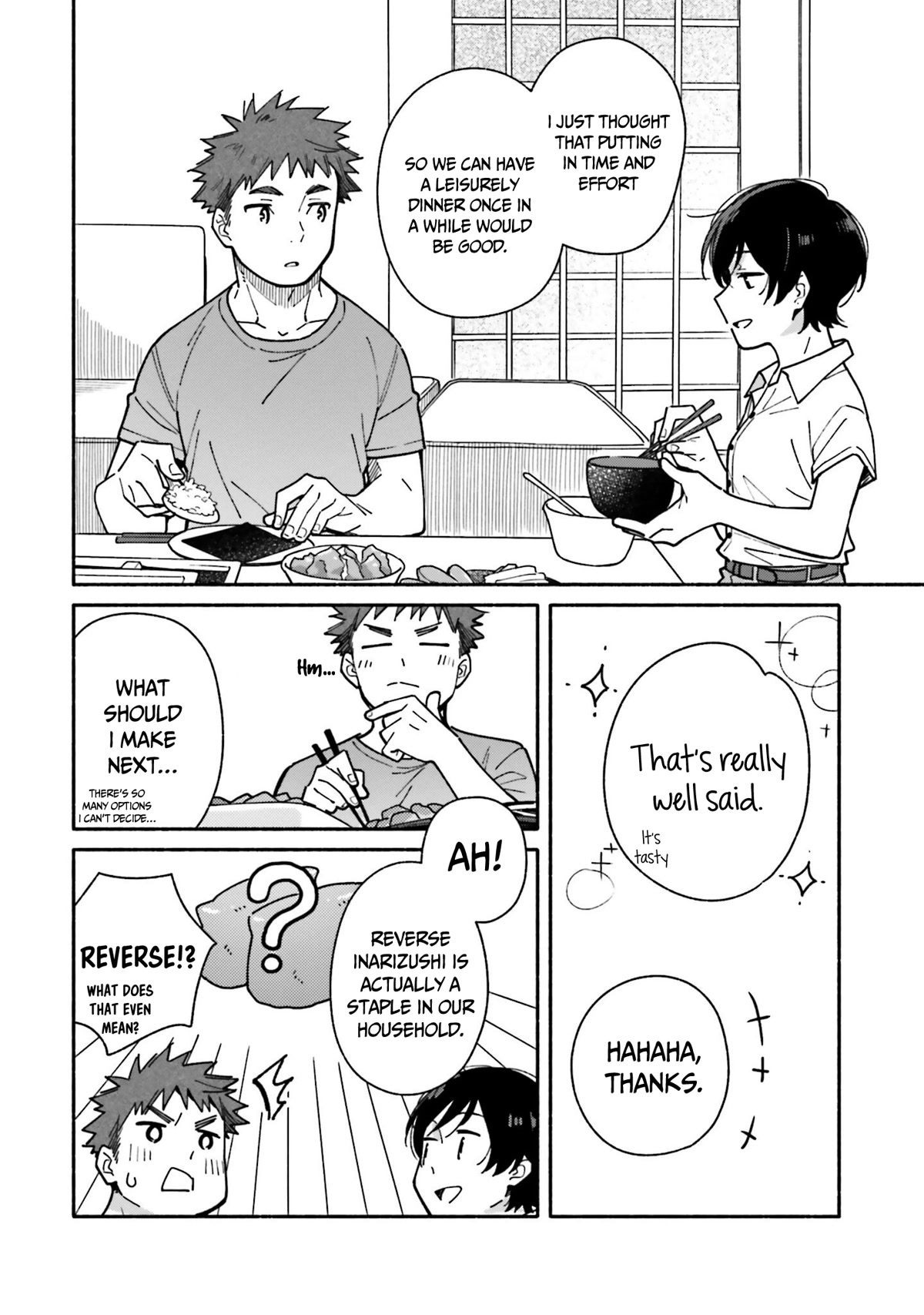Aikagi-kun to Shiawase Gohan Chapter 13 page 11 - Chapter 13: Hand-Rolled Sushi with the Two of Us