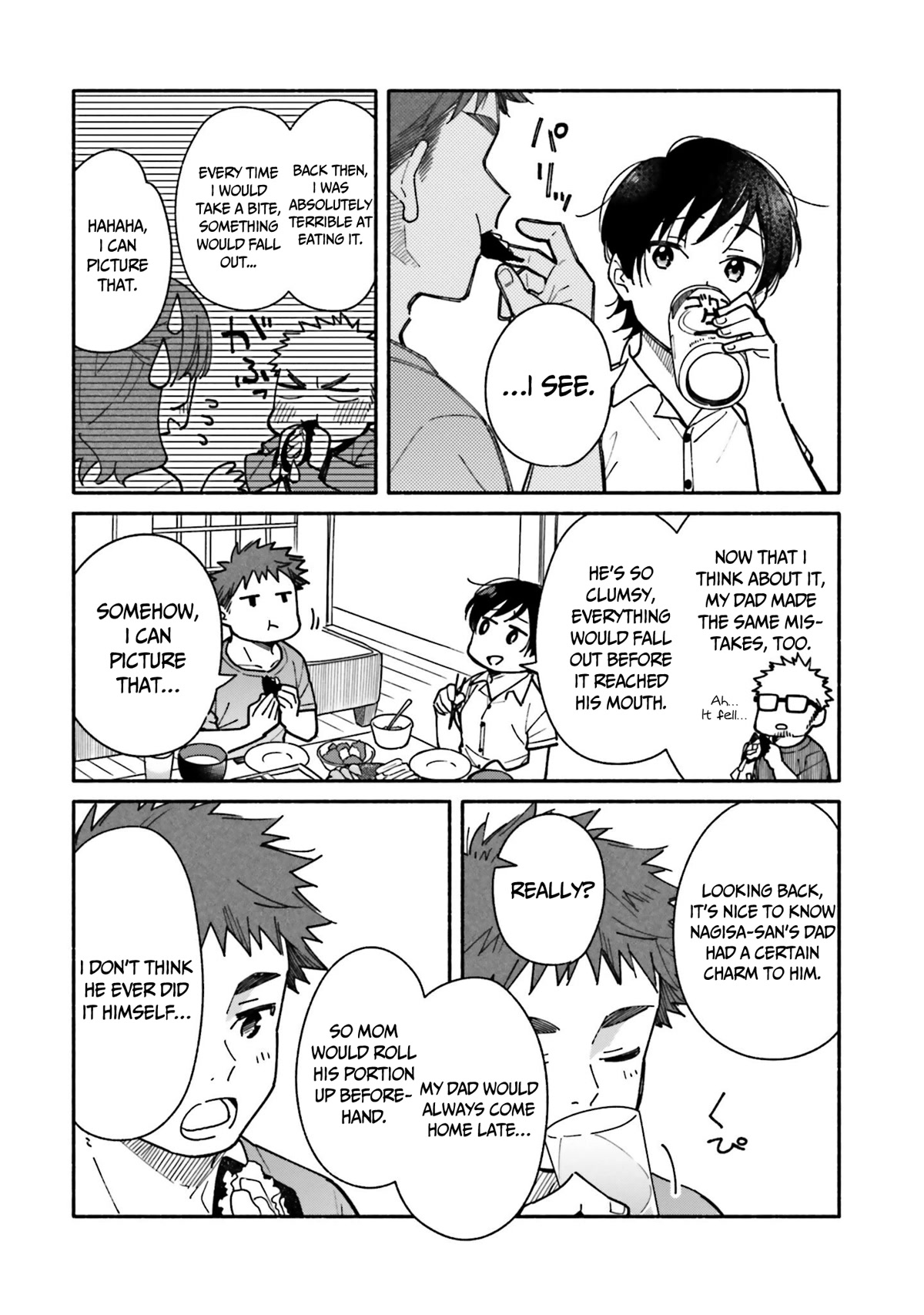 Aikagi-kun to Shiawase Gohan Chapter 13 page 13 - Chapter 13: Hand-Rolled Sushi with the Two of Us