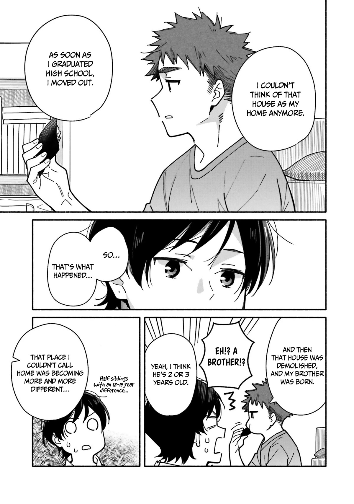 Aikagi-kun to Shiawase Gohan Chapter 13 page 18 - Chapter 13: Hand-Rolled Sushi with the Two of Us