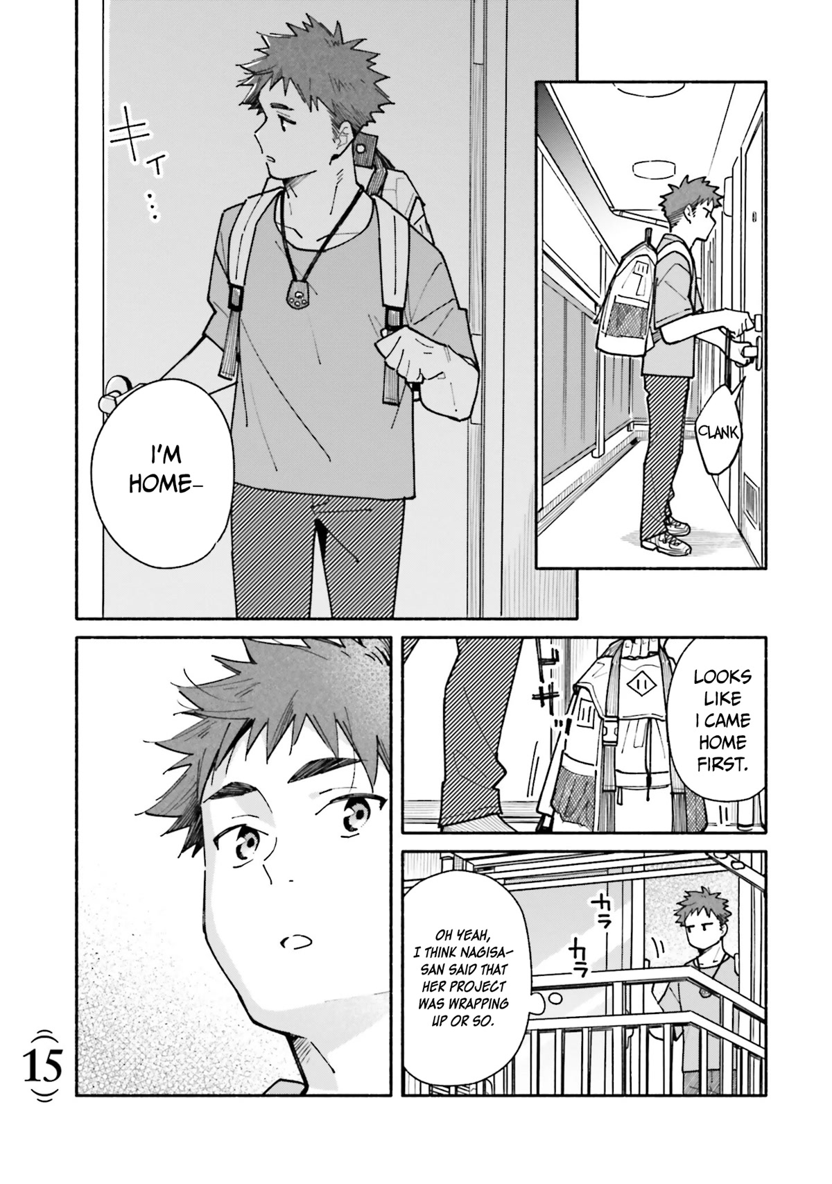 Aikagi-kun to Shiawase Gohan Chapter 15 page 4 - Chapter 15: The Calm and Crystal Clear Sky