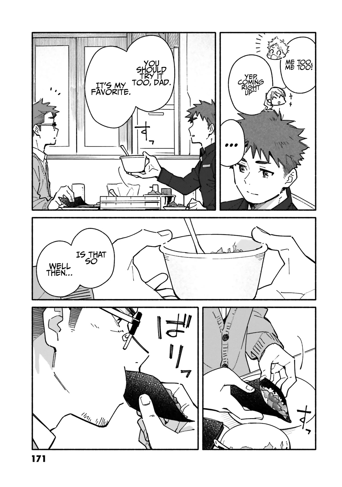 Aikagi-kun to Shiawase Gohan Chapter 21 page 13 - Chapter 21: Hand-Rolled Sushi with Everyone