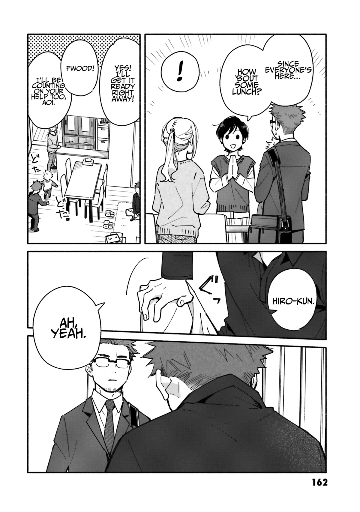 Aikagi-kun to Shiawase Gohan Chapter 21 page 4 - Chapter 21: Hand-Rolled Sushi with Everyone