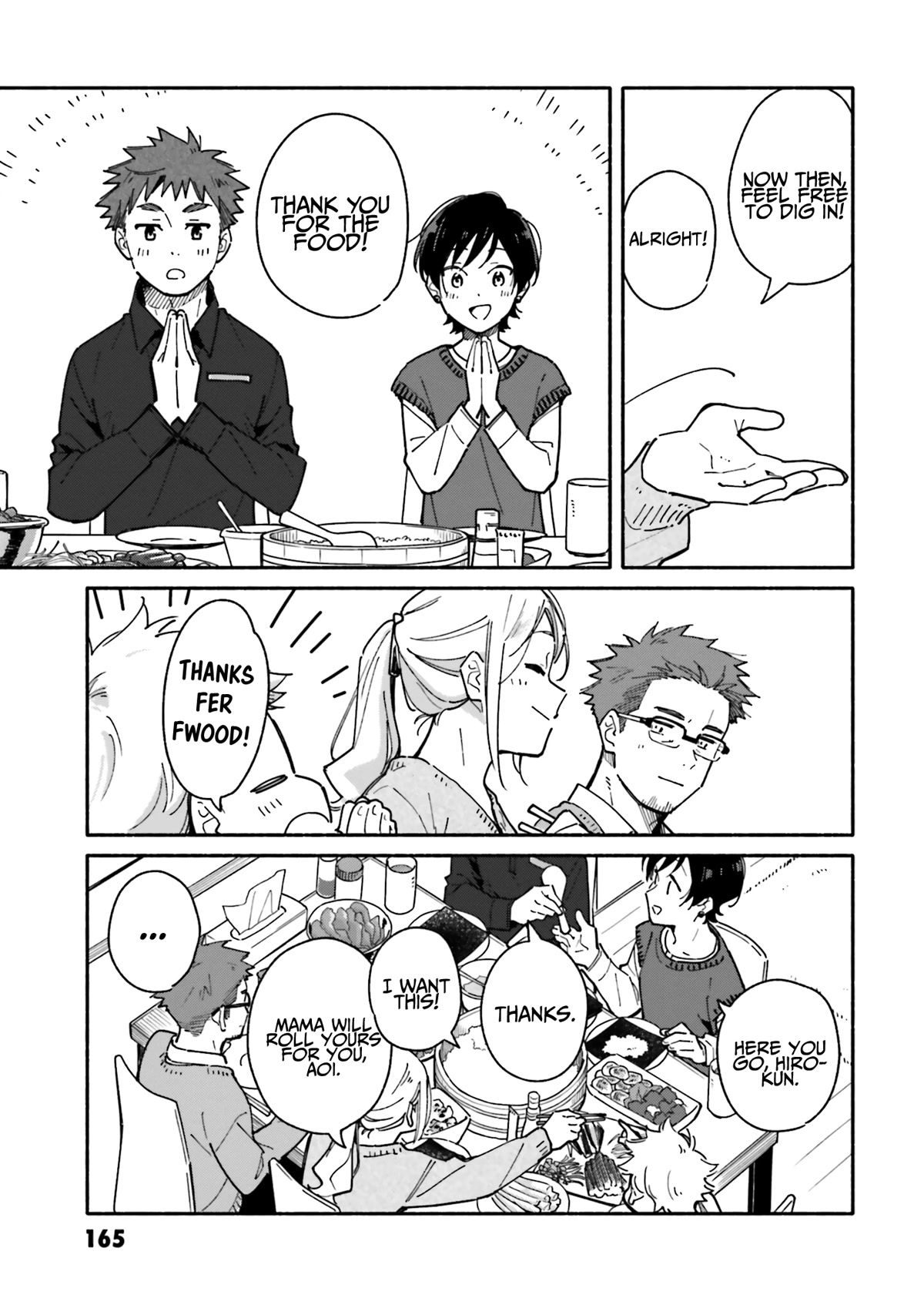 Aikagi-kun to Shiawase Gohan Chapter 21 page 7 - Chapter 21: Hand-Rolled Sushi with Everyone