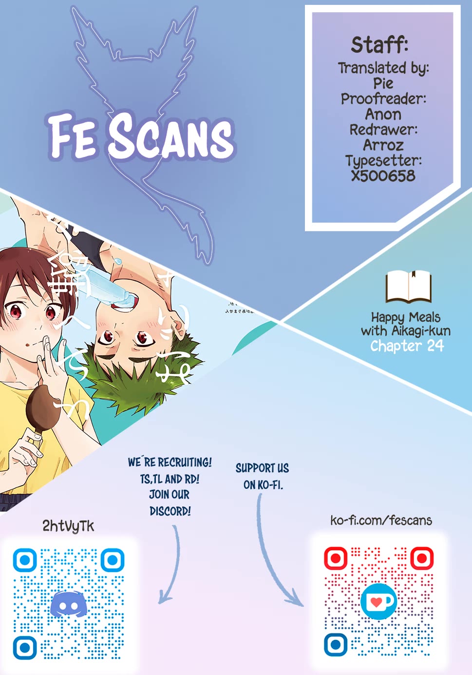 Aikagi-kun to Shiawase Gohan Chapter 24 page 1 - Chapter 24: Winter’s Delights, Still Faraway