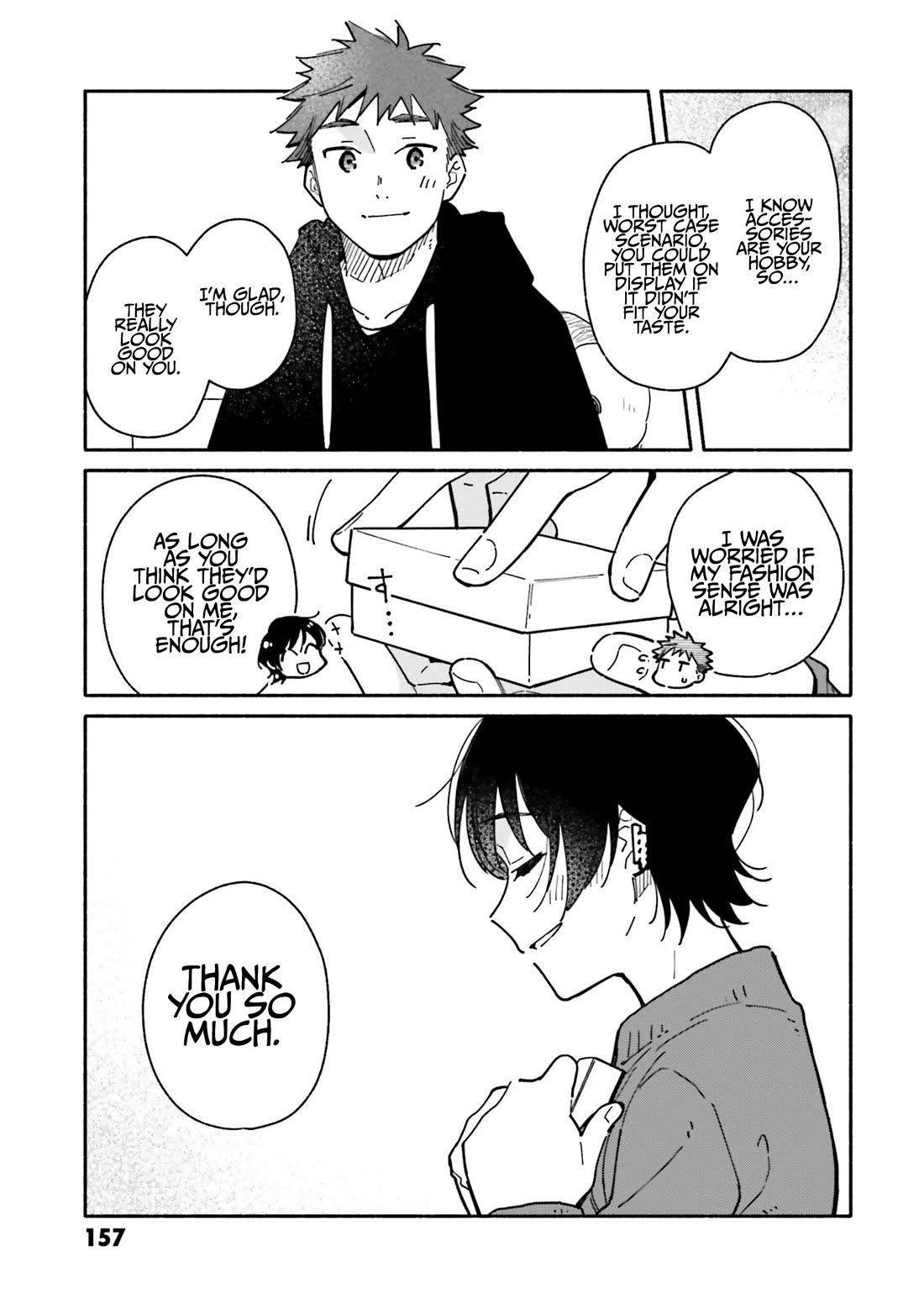 Aikagi-kun to Shiawase Gohan Chapter 27.5 page 3 - Chapter 27.5: Gift