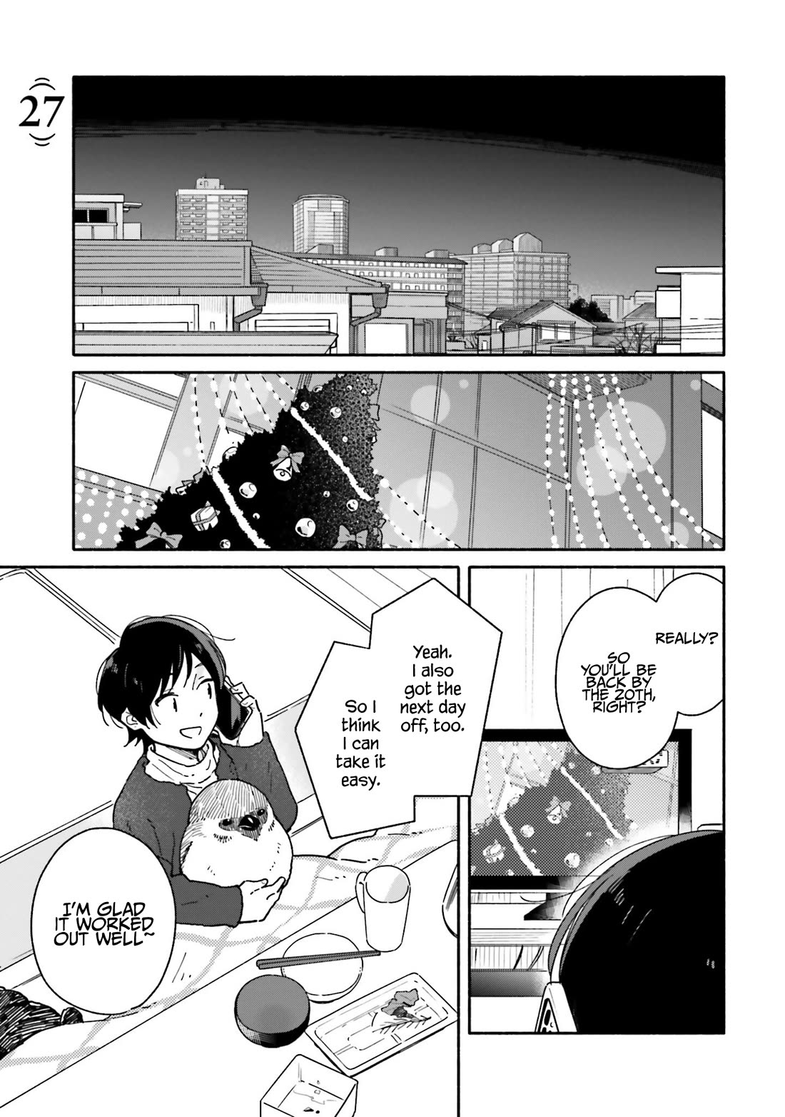 Aikagi-kun to Shiawase Gohan Chapter 27 page 1 - Chapter 27: A Couple's Devotion