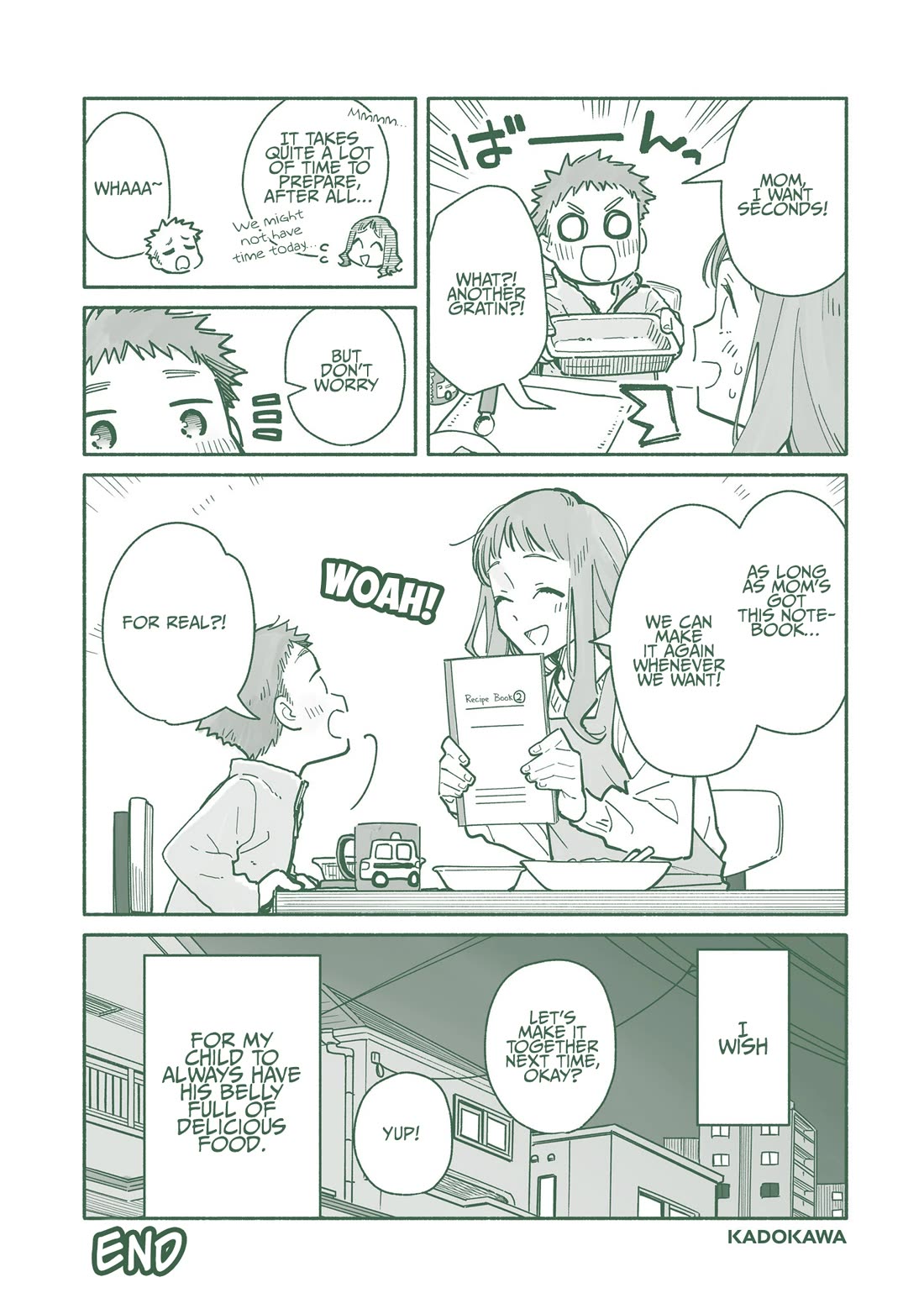 Aikagi-kun to Shiawase Gohan Chapter 28 page 34 - Chapter 28: The Place There Love Resides [END]