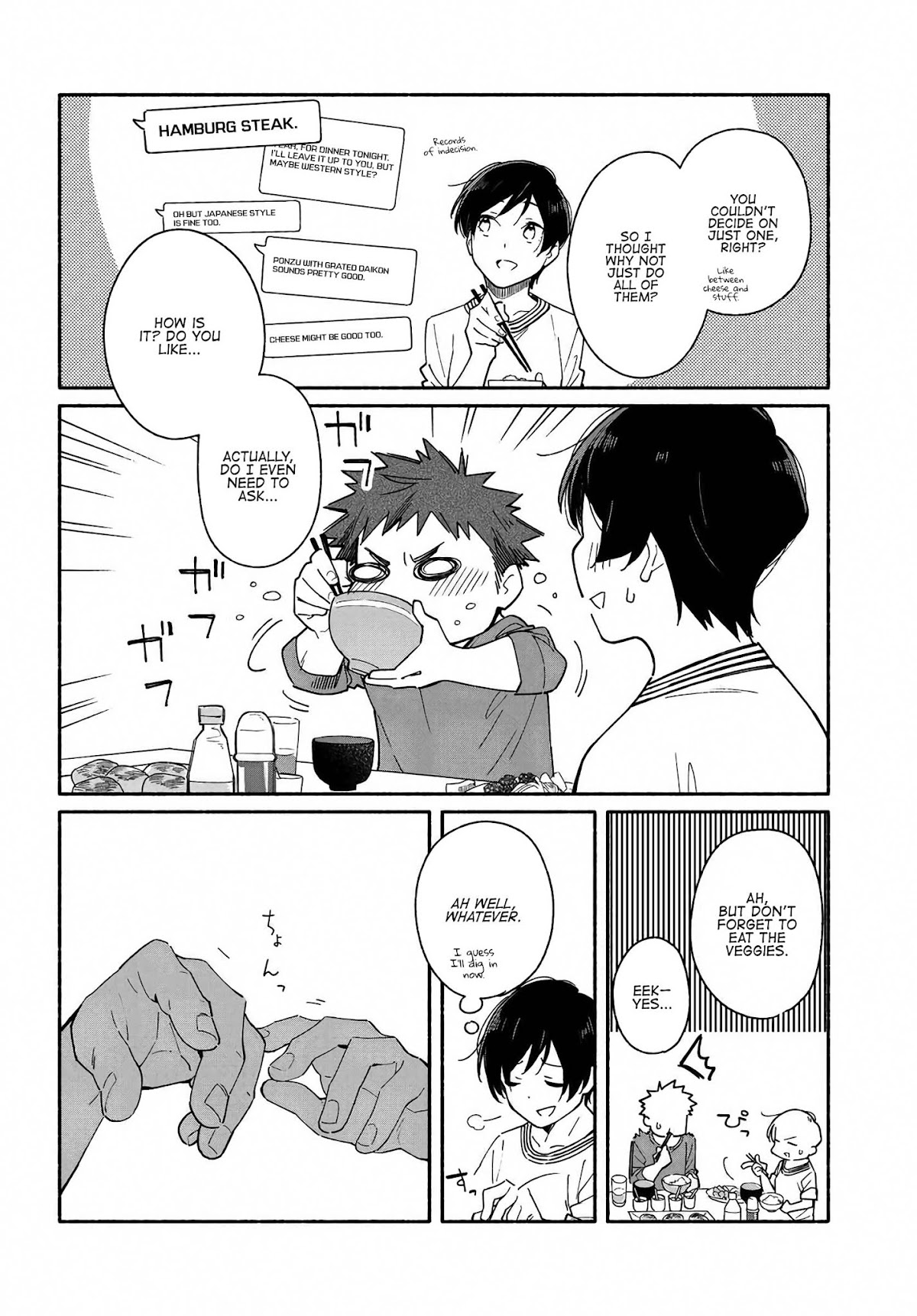 Aikagi-kun to Shiawase Gohan Chapter 3 page 16 - Chapter 3: I Want to Eat Hamburg Steak