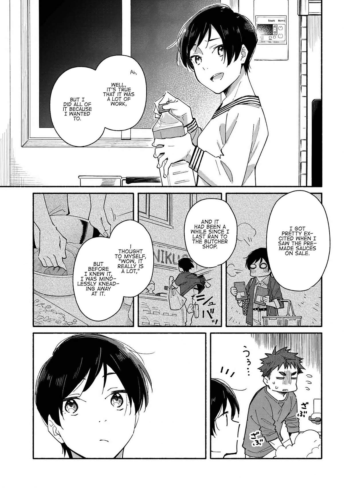 Aikagi-kun to Shiawase Gohan Chapter 3 page 21 - Chapter 3: I Want to Eat Hamburg Steak