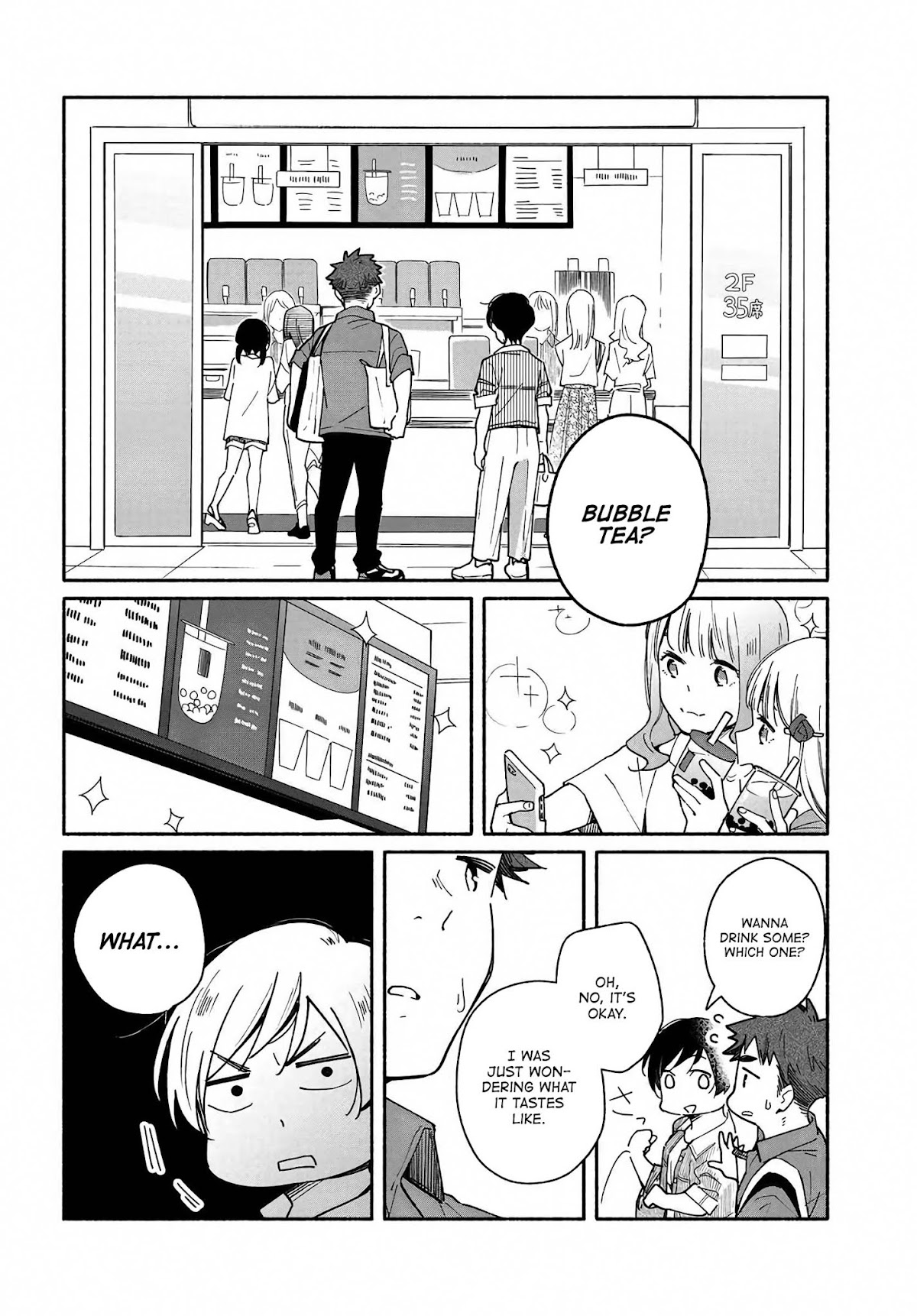 Aikagi-kun to Shiawase Gohan Chapter 4 page 10 - Chapter 4: Bag Holder and Bubble Tea