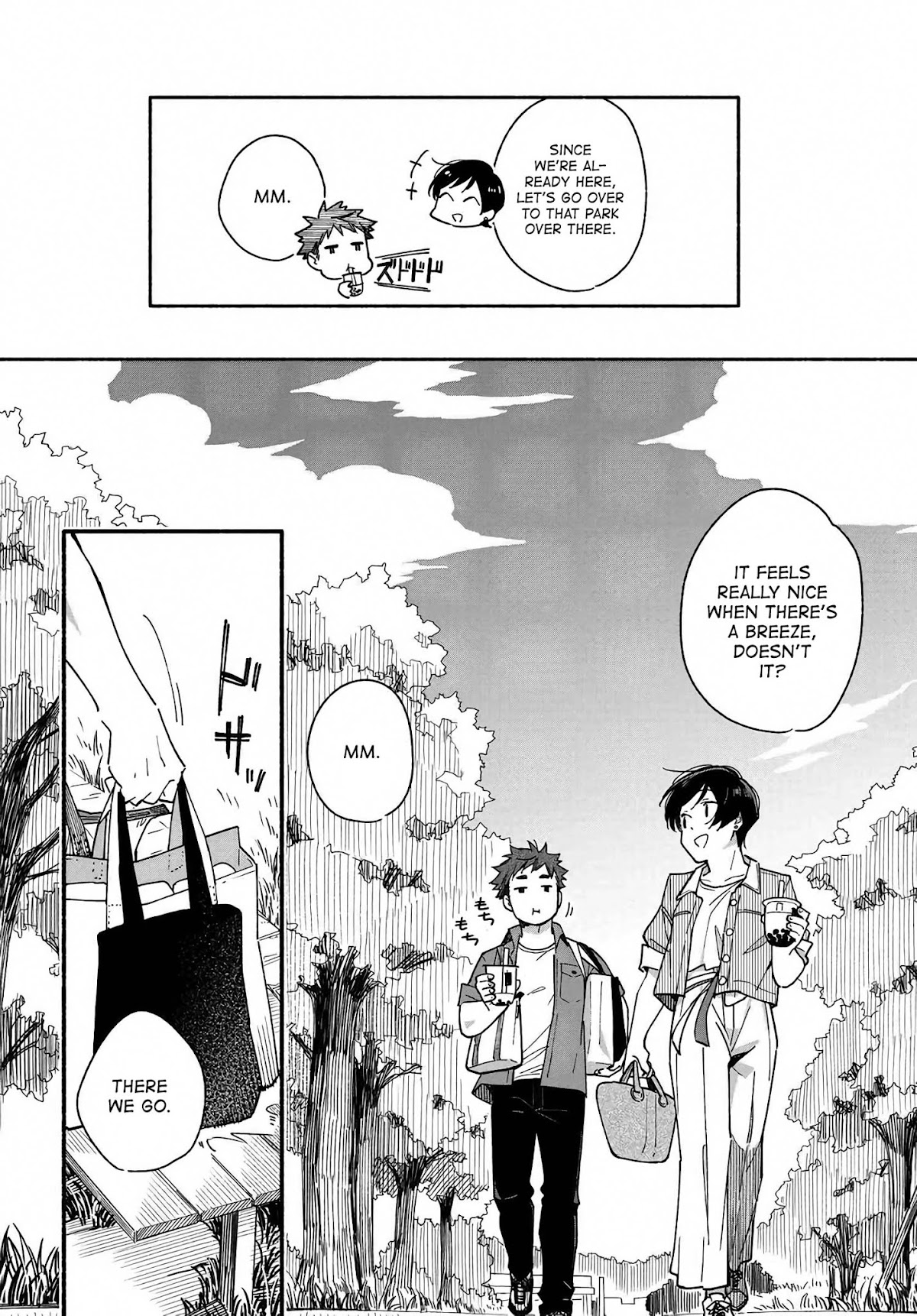 Aikagi-kun to Shiawase Gohan Chapter 4 page 14 - Chapter 4: Bag Holder and Bubble Tea