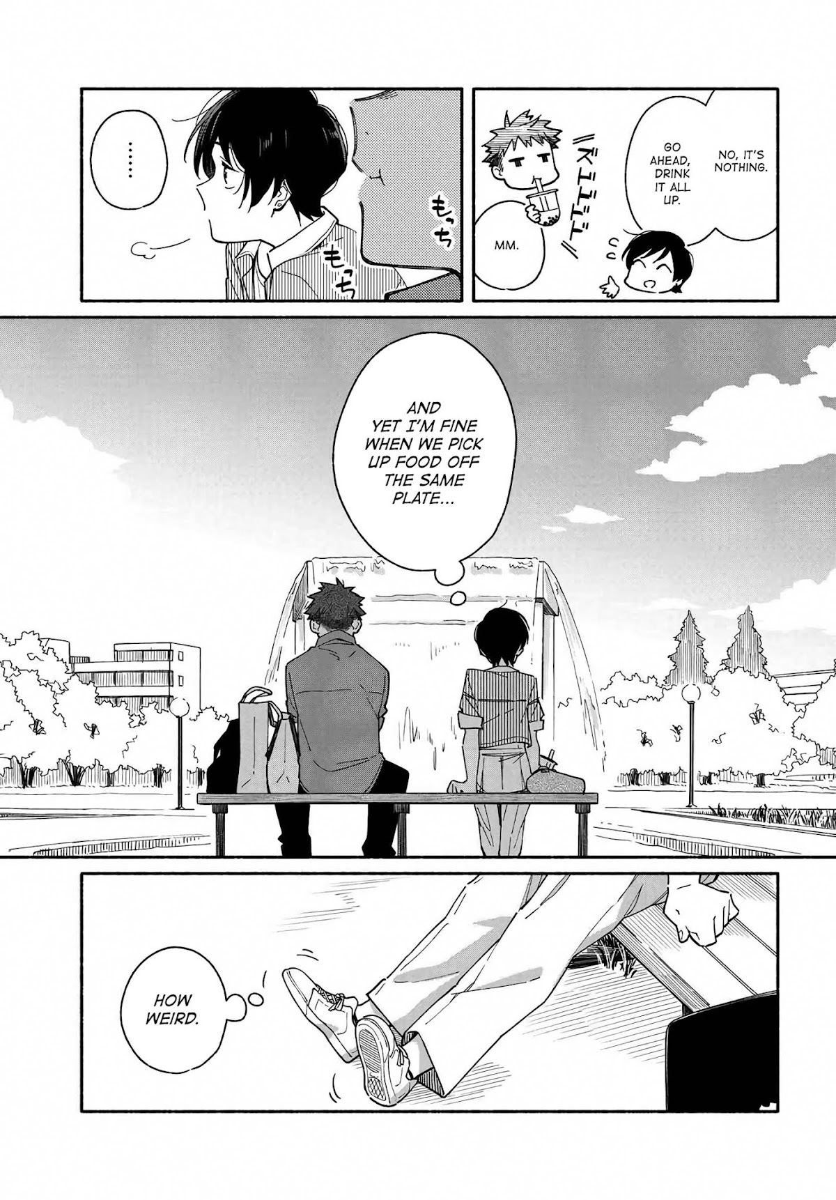 Aikagi-kun to Shiawase Gohan Chapter 4 page 19 - Chapter 4: Bag Holder and Bubble Tea