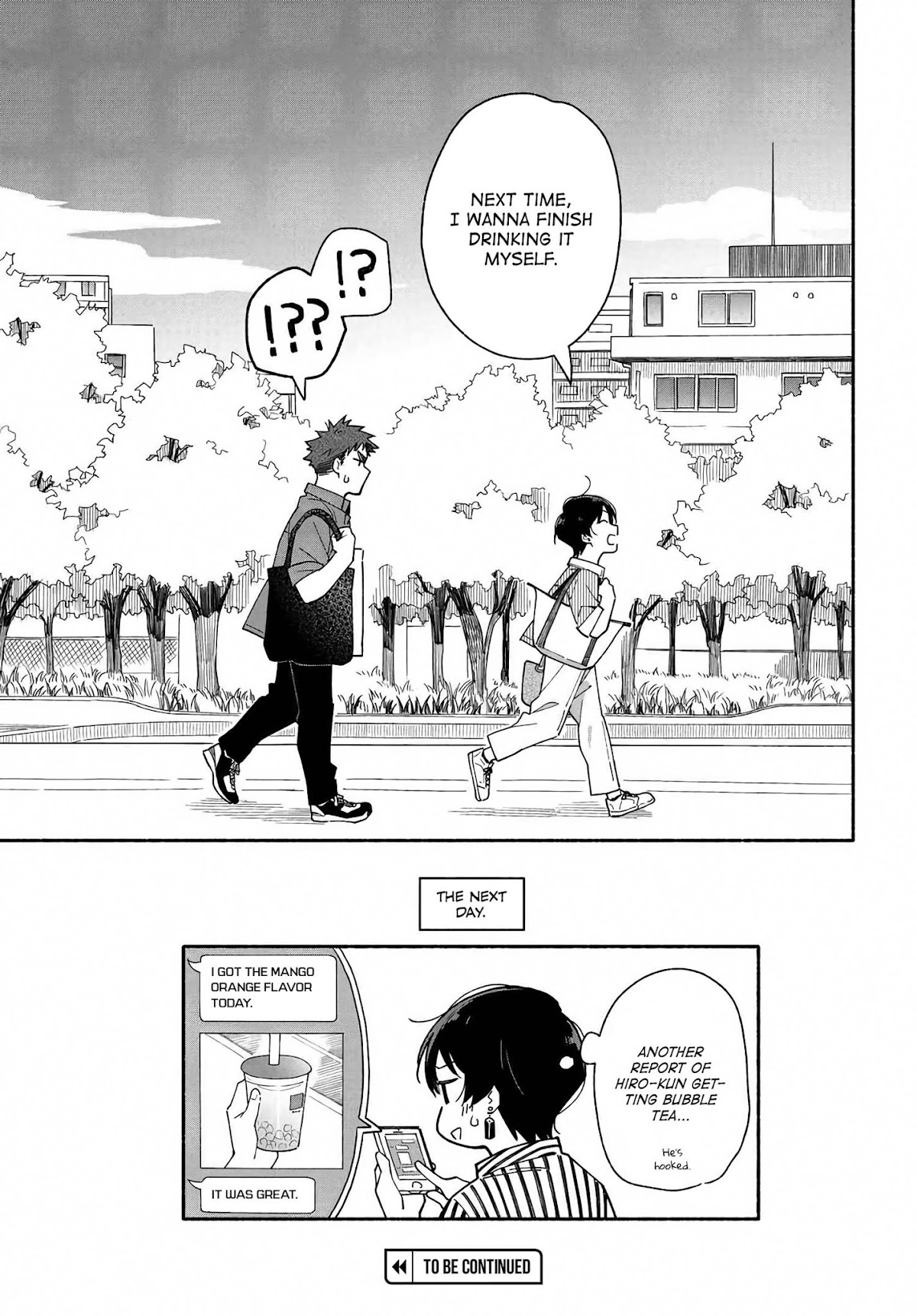 Aikagi-kun to Shiawase Gohan Chapter 4 page 21 - Chapter 4: Bag Holder and Bubble Tea