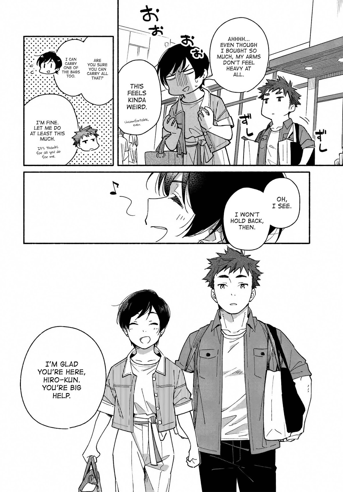 Aikagi-kun to Shiawase Gohan Chapter 4 page 8 - Chapter 4: Bag Holder and Bubble Tea