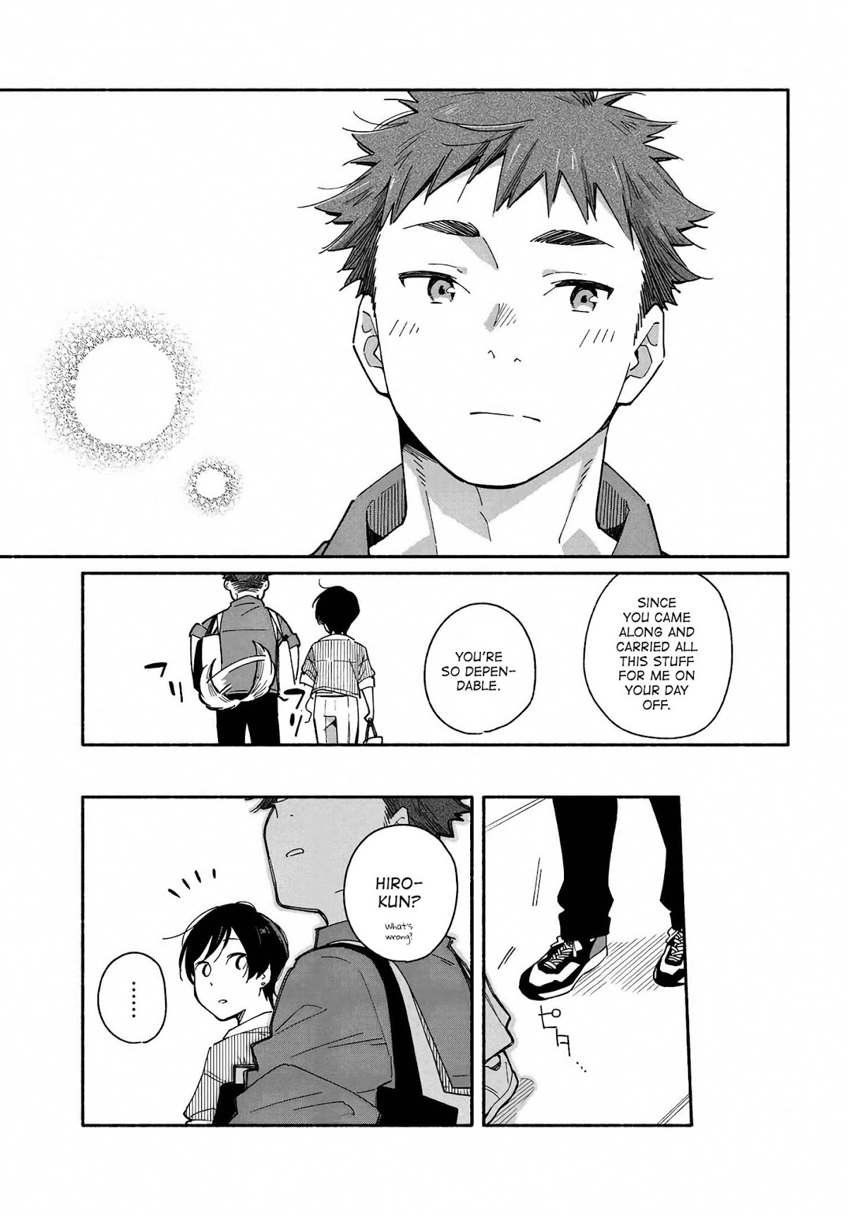 Aikagi-kun to Shiawase Gohan Chapter 4 page 9 - Chapter 4: Bag Holder and Bubble Tea