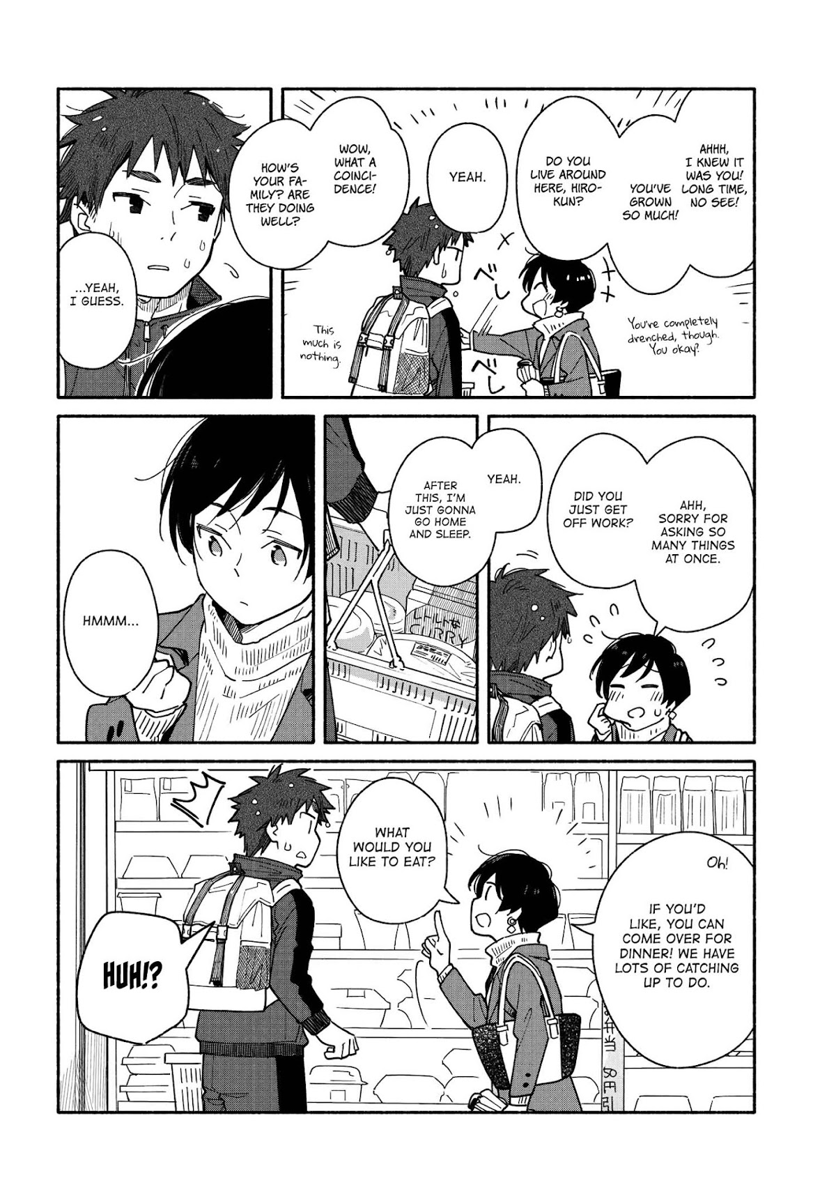 Aikagi-kun to Shiawase Gohan Chapter 6 page 10 - Chapter 6: If We Pecked From the Same Hot Pot